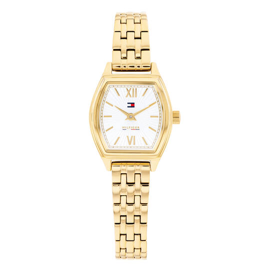 Tommy Hilfiger dameshorloge Norah met goudkleurige stalen band