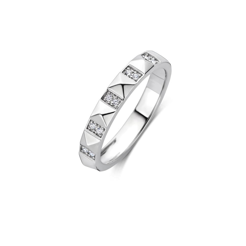 FJF Jewellery zilveren ring met zirkonia's  FJF0042256SWH
Ringmaat: 56 en verkrijgbaar in diverse andere maten

combineer met de andere sieraden van deze lijn voor een complete look!