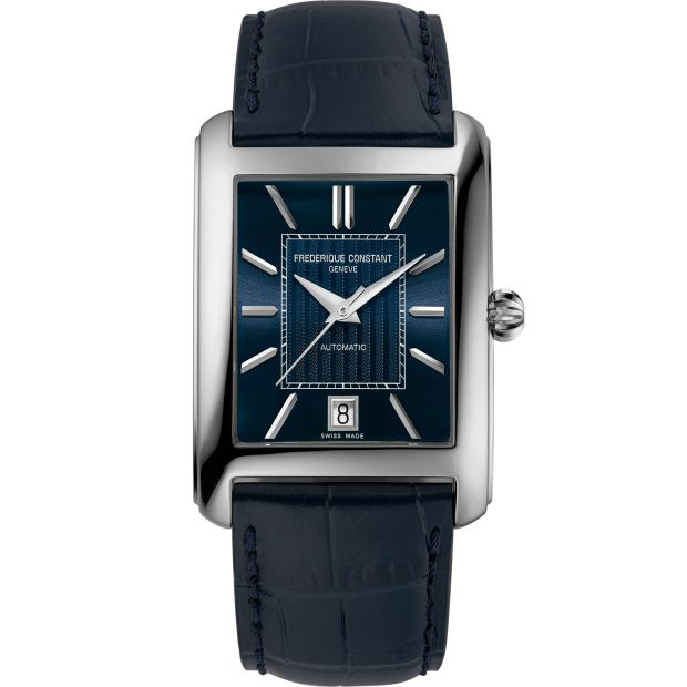De Frederique Constant Classics Carr&eacute;e Automatic, modelnummer FC-303N4C26, is een elegante polshorloge. Kenmerken zijn onder meer een automatische uurwerk, een klassieke wijzerplaat en een stijlvolle rechthoekige kast. Deze luxe horloge is perfect voor zowel formele als casual gelegenheden. Draag het comfortabel om de pols voor een tijdloze uitstraling.