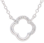 14kt. Geelgouden Eclat collier 0.04Ct G/Si, 42-45cm