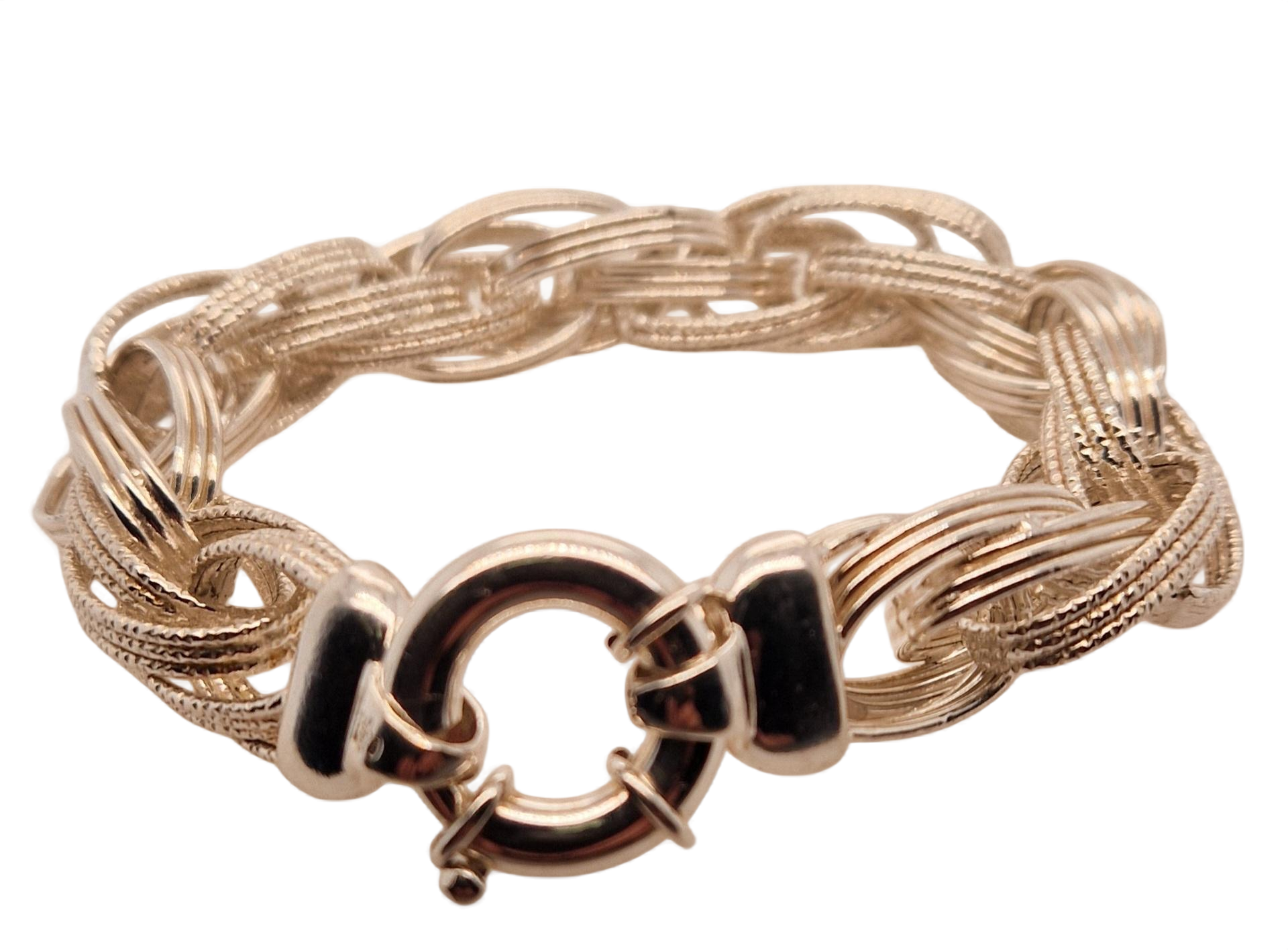 brede armband met sierslot