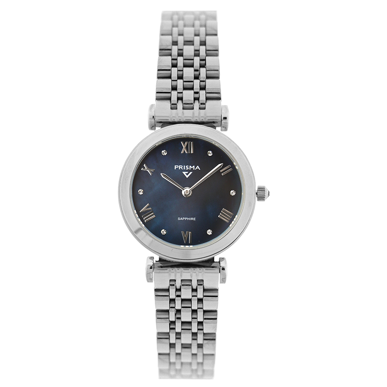 Prisma horloge P1433 dames edelstaal vintage

Algemeen
Geslacht: dames
Model: P1433

Voordelen
- band edelstaal zilverkleurig
- wijzerplaat blauw parelmoer met zilverkleurige index en romeinse  cijfers
- Quarts uurwerk
- luxueuze uitstraling door romeinse cijfers
- glas is krasvast
- spat waterdicht: handenwassen, regen
- maat kast 29.5 / 29.5 mm (breedte) 7,5 mm (dikte)

