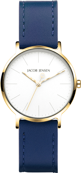 Dit is een horloge van het merk Jacob Jensen gemaakt voor dames.
De specificaties zijn als volgt:
Kastmaat: 32 mm
Kastdikte: 7
Bandlengte: 18
Bandbreedte: 16
Waterdichtheid: 5 ATM / 50 Meter / 165 Feet