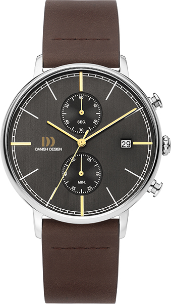 Dit is een horloge van het merk Danish Design gemaakt voor heren.
De specificaties zijn als volgt:
Kastmaat: 42 mm
Kastdikte: 10,1 mm
Bandlengte: 200
Bandbreedte: 20
Waterdichtheid: 5 ATM / 50 Meter / 165 Feet
Dit horloge heeft de volgende functies/eigenschappen:
Chronograaf
Datumaanduiding