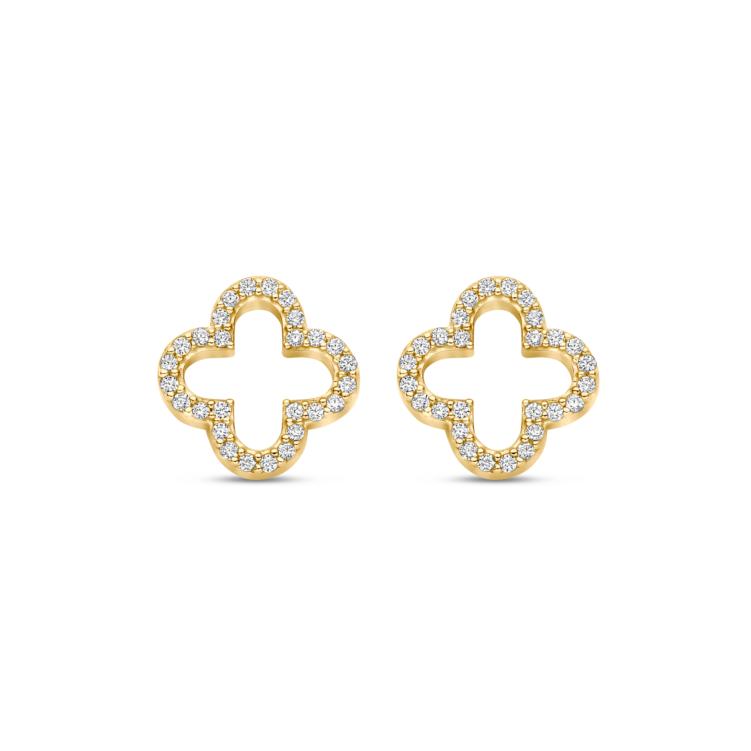 Dit zijn oorbellen van het merk FJF Jewellery gemaakt voor dames.