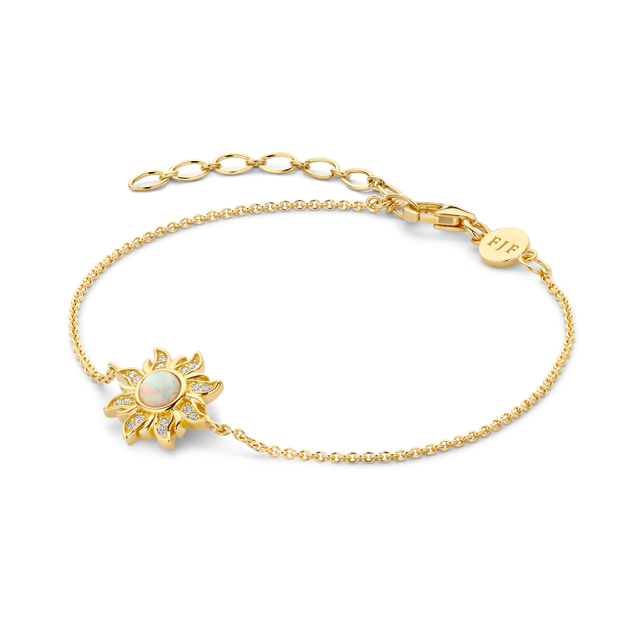 Dit is een armband van het merk FJF Jewellery gemaakt voor dames.