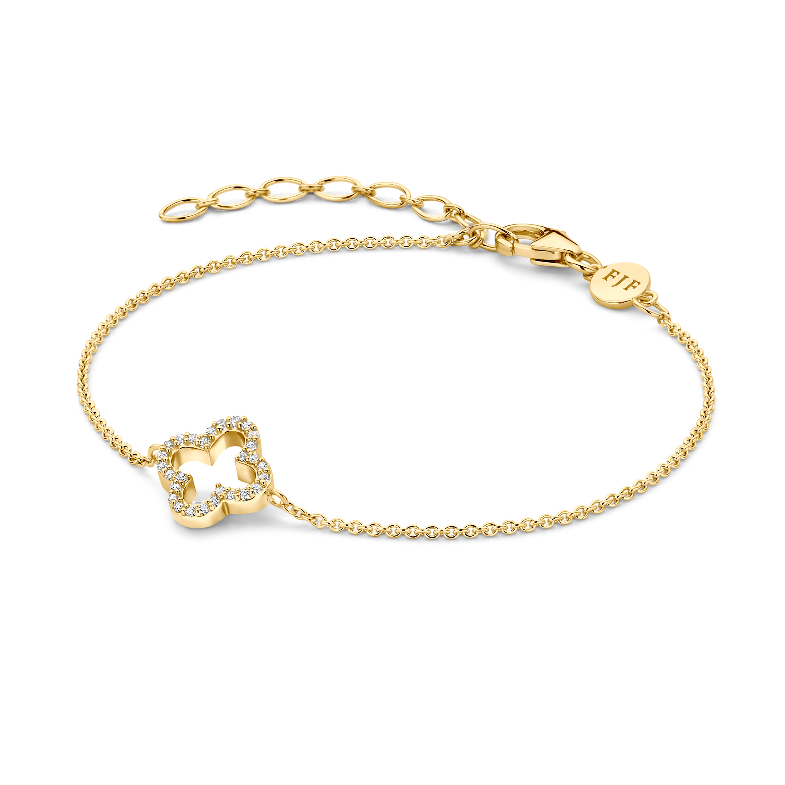 Dit is een armband van het merk FJF Jewellery gemaakt voor dames.
