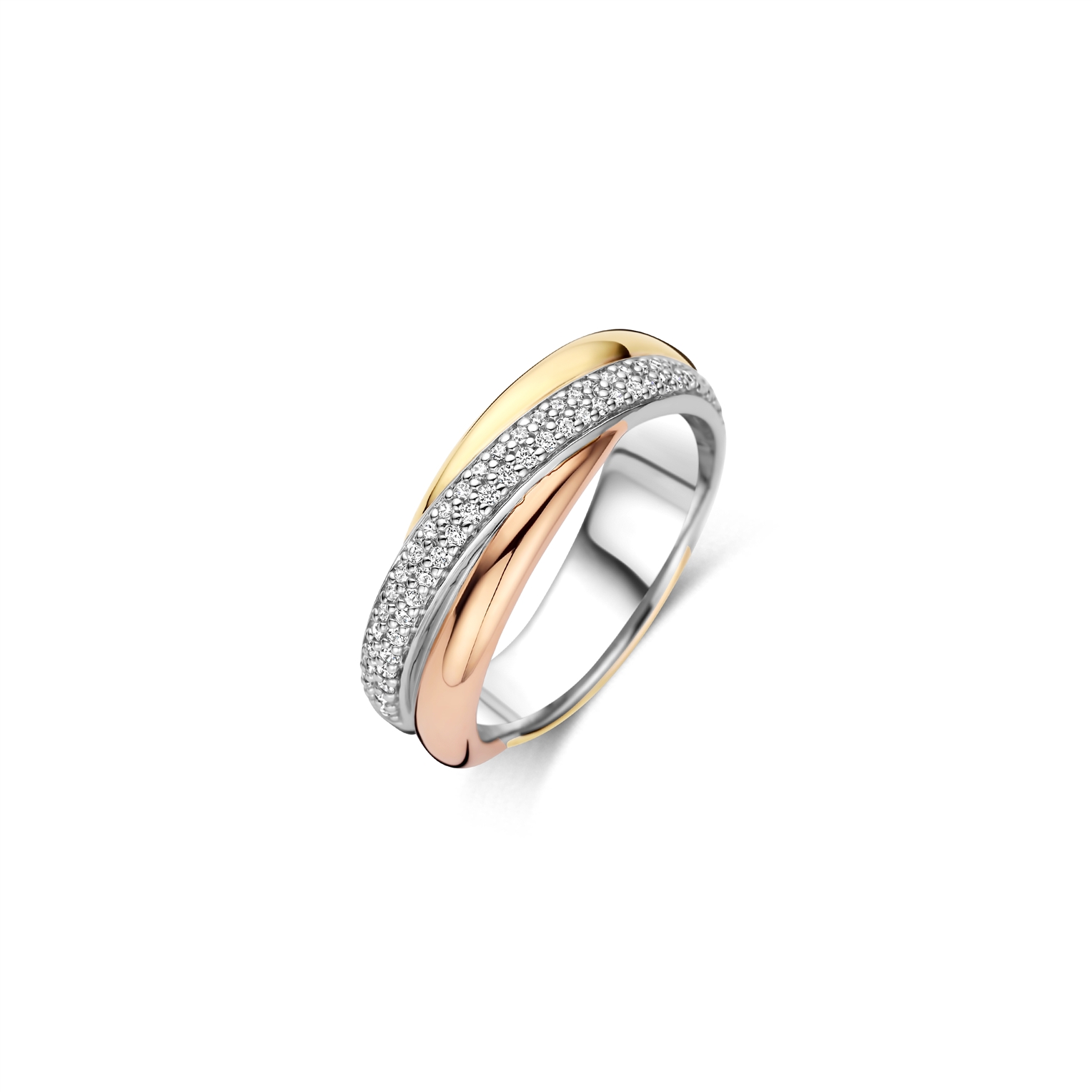 TI SENTO Ring Verguld - 12343ZT-56