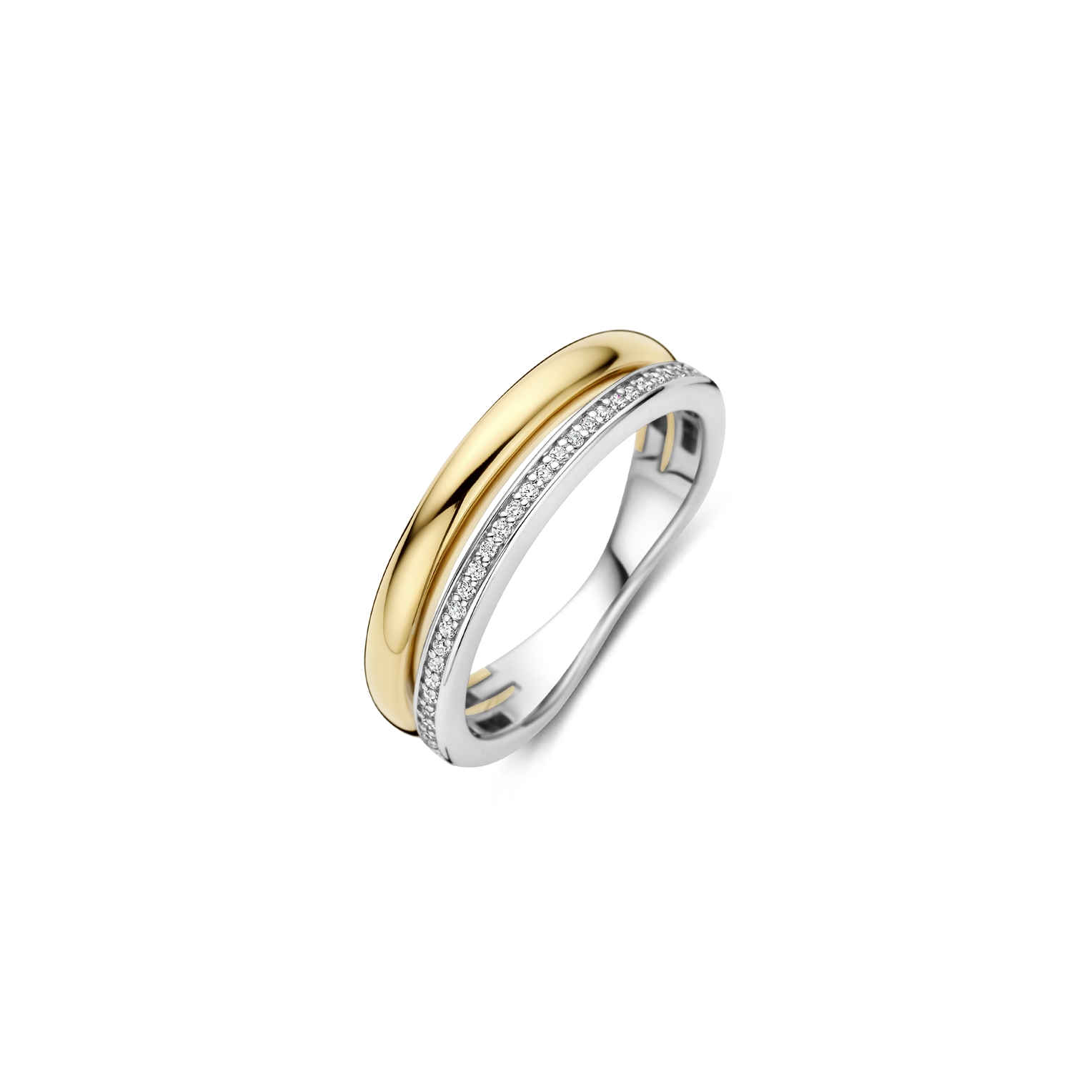 De TI SENTO Ring Gilded, modelnummer 12392ZY/56, is een verfijnd sieraad van de categorie JEWEL. Deze gouden ring met maat 56 voegt een vleugje elegantie toe aan elke outfit. Draag hem solo voor een subtiele uitstraling of combineer met andere ringen voor een modieuze statementlook. Perfect voor dagelijks gebruik of speciale gelegenheden.