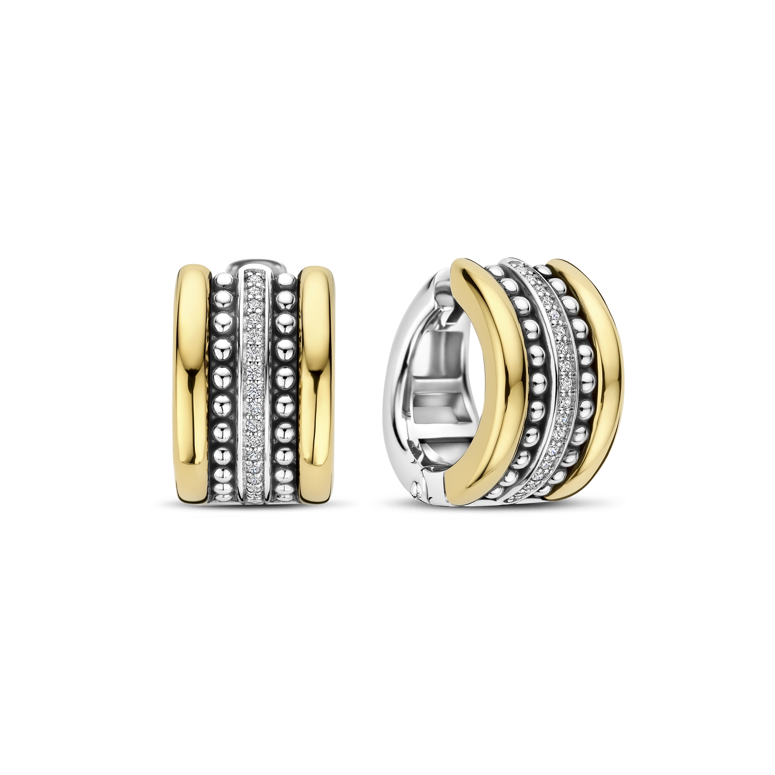 Dit zijn oorringen van het merk Ti Sento Milano.