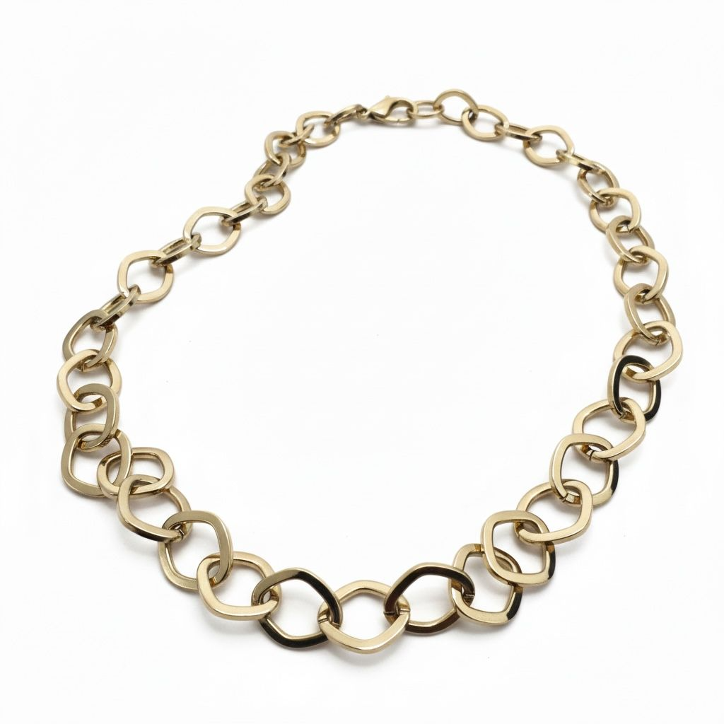 14 karaat Gouden fantasie collier 