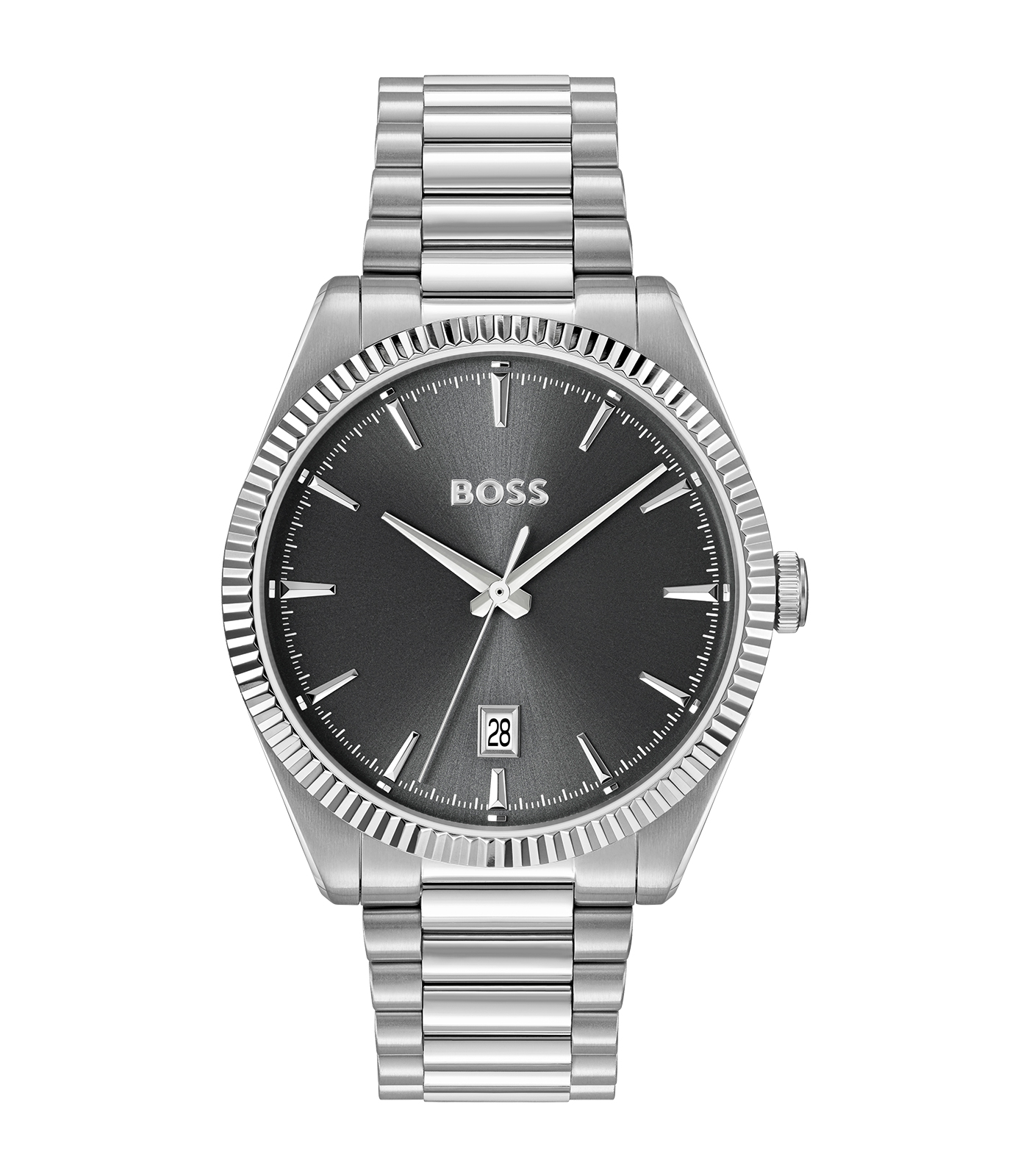 Deze horloge met modelnummer 1514310 heeft een grijze wijzerplaat en een stalen armband. Het is waterbestendig tot 5 ATM en heeft een datumfunctie. De kast is 40 mm groot en is gemaakt van metaal. Perfect voor dagelijks gebruik, draag hem met zowel casual als formele outfits voor een stijlvolle uitstraling.