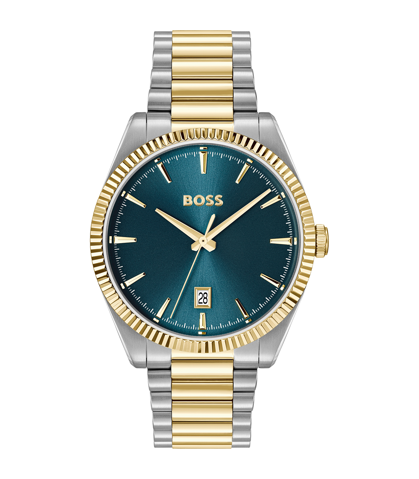 Deze elegante horloge van Hugo Boss is waterbestendig tot 5 ATM en heeft een diameter van 40mm. Perfect te dragen als polshorloge voor zowel formele als casual gelegenheden. Een stijlvolle aanvulling op elke outfit.