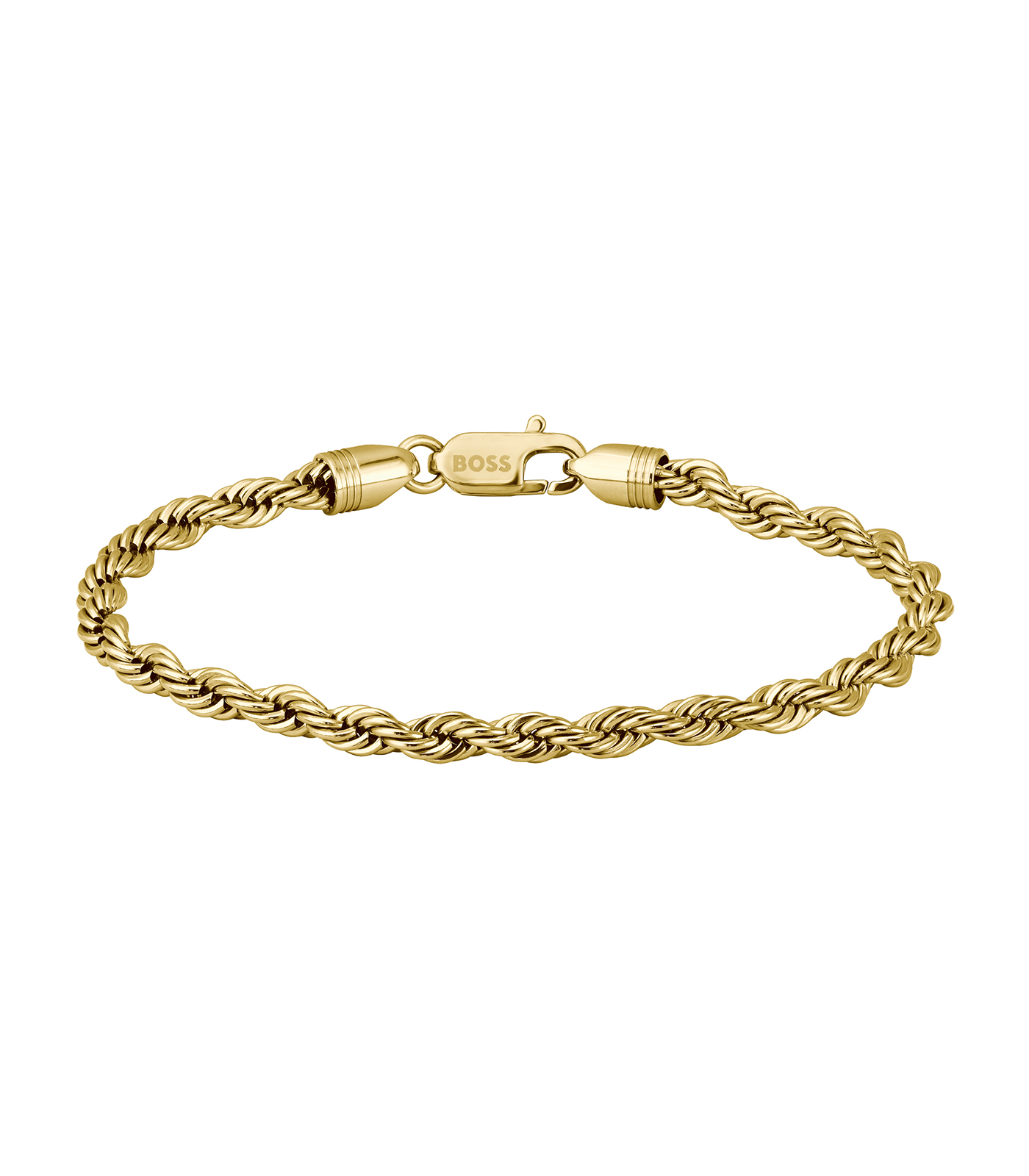 De Geel stalen Heren Armband is een stijlvolle armband gemaakt van roestvrij staal en heeft een maat van 190 mm. Combineer deze armband met zowel formele als casual outfits voor een elegante uitstraling. Perfect om dagelijks of bij speciale gelegenheden te combineren bij u uurwerk.