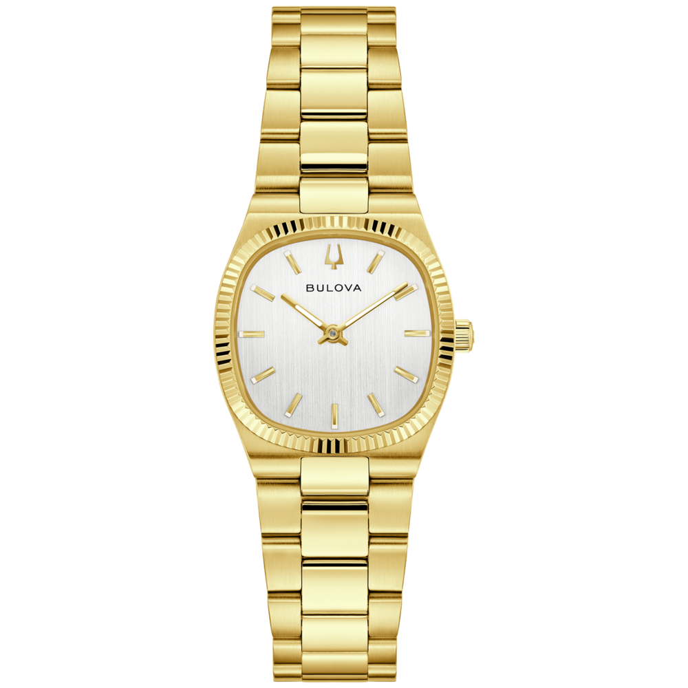 Bulova - Staal dames horloge, Super Seville, Quartz, Doubl&eacute; - 97L189