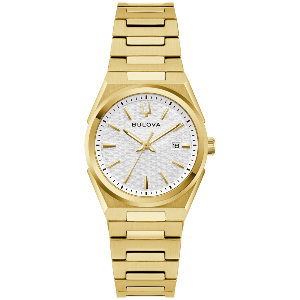 Bulova - Doubl&eacute; dames horloge, Quartz, 50 meter WR, Saffierglas - 97M123