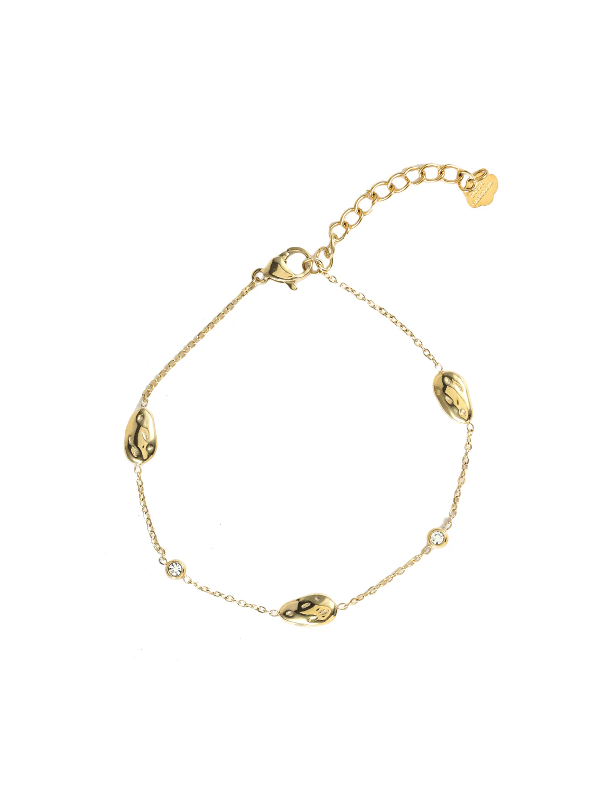 De Rose & Camellia Armband Zirconia, modelnummer 2110037306995, is een elegante armband van een onbekend merk, versierd met sprankelende zirkonia's. Deze sierlijke armband voegt een vleugje luxe toe aan elke outfit. Draag het solo voor een verfijnde look of combineer met andere armbanden voor een modieuze, gelaagde stijl. Perfect voor elke gelegenheid.