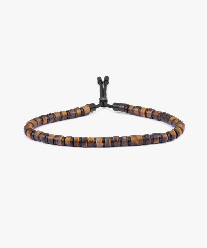 De Brontide 4mm verstelbare armband (Tiger Eye I Black, L 20-21cm), is een stijlvolle armband uit de categorie "JEWEL". Deze armband is vervaardigd met tijgeroog stenen, ideaal voor dagelijks gebruik of speciale gelegenheden. Draag het losjes rond de pols of gelaagd met andere armbanden voor een modieuze look.