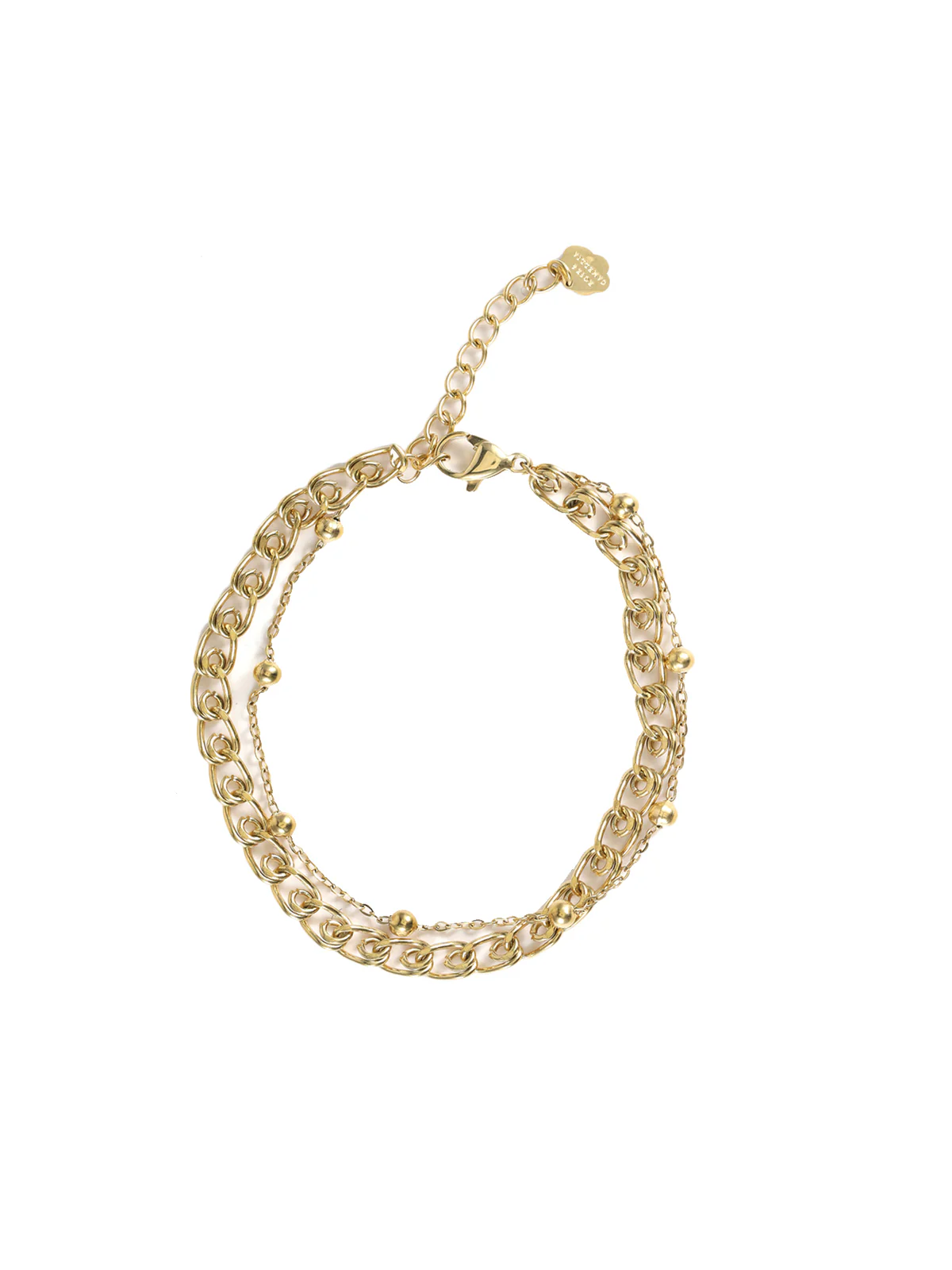 Het product 'Rose & Camellia Armband Double', modelnummer 2110038405994, is een elegante armband van het type 'JEWEL'. De kenmerken omvatten verfijnde details met prachtige rozen en camelia motieven. Ideaal om solo te dragen of te combineren met andere sieraden voor een gelaagde look. Perfect voor elke gelegenheid; draag het als een statement of subtiele verfraaiing van uw outfit.