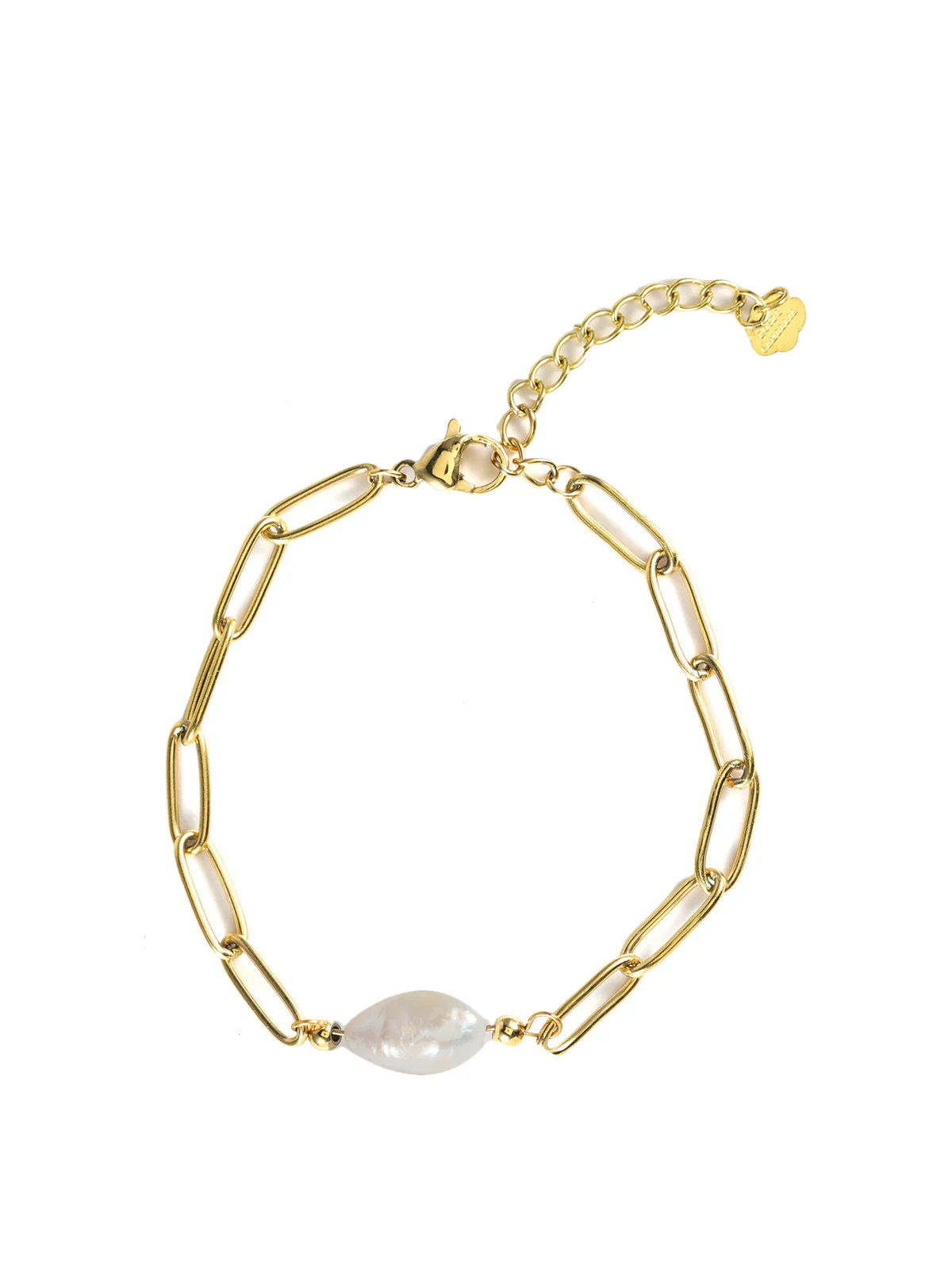 De Rose & Camellia Armband Big Pearl, modelnummer 2110038606995, valt onder de categorie "Juweel" en is specifiek een "Armband". Deze elegante armband met een grote parel kan het best gedragen worden als een verfijnd statement-stuk, perfect voor formele gelegenheden of om een outfit te verfraaien. Voeg een vleugje luxe toe aan elke look.