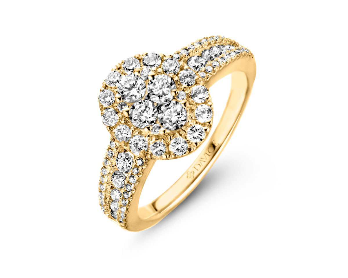 Ring goud 18kt met diamanten Davice