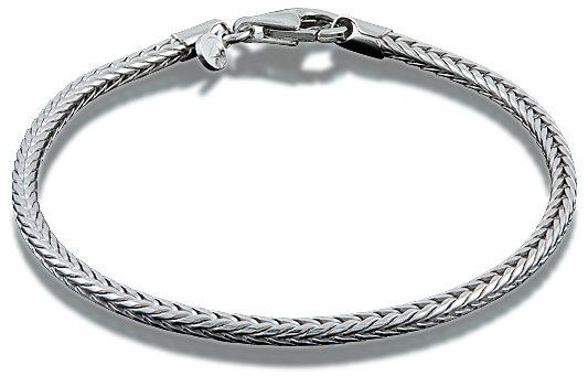 Zilveren armband met een lengte van 19 cm