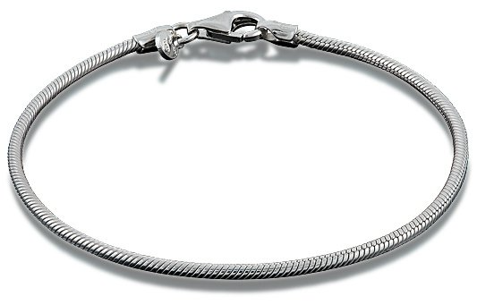 Zilveren armband met een lengte van 21 cm