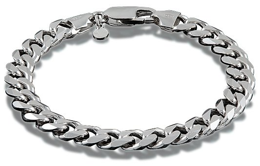 Zilveren armband met een lengte van 23 cm