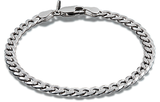 Zilveren armband met een lengte van 23 cm