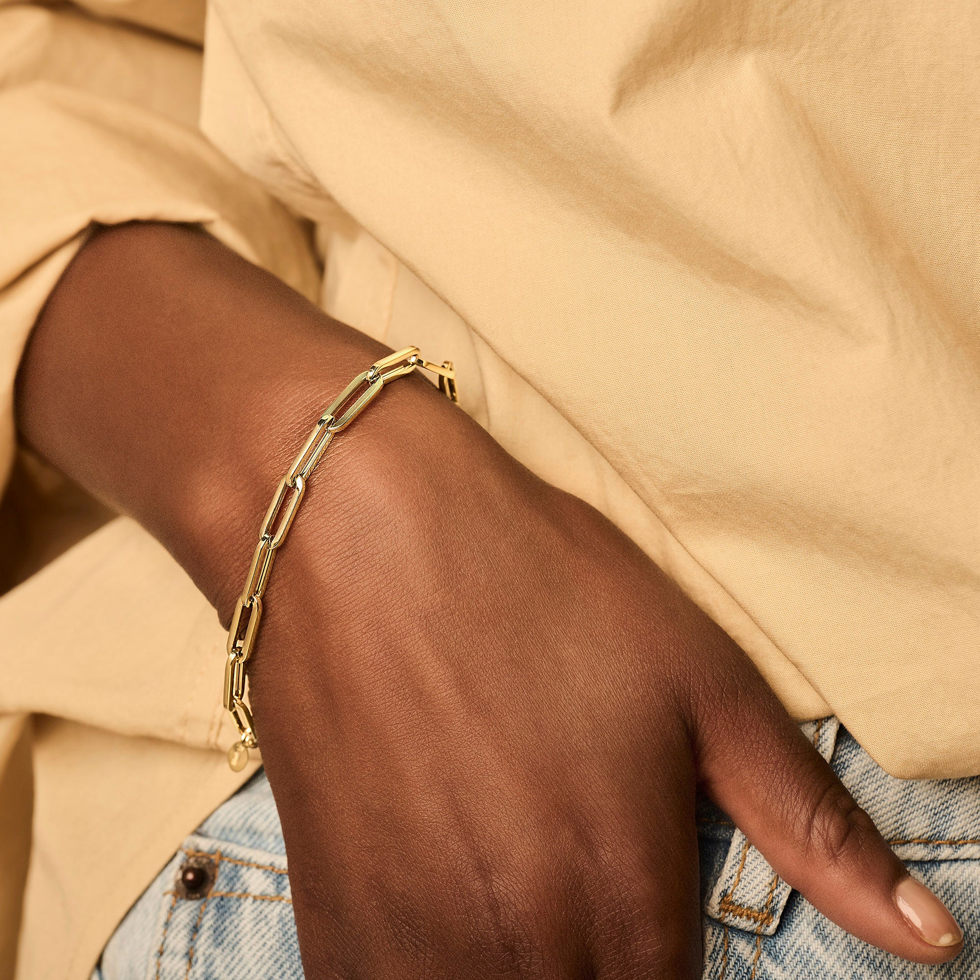 armband 14k goud 