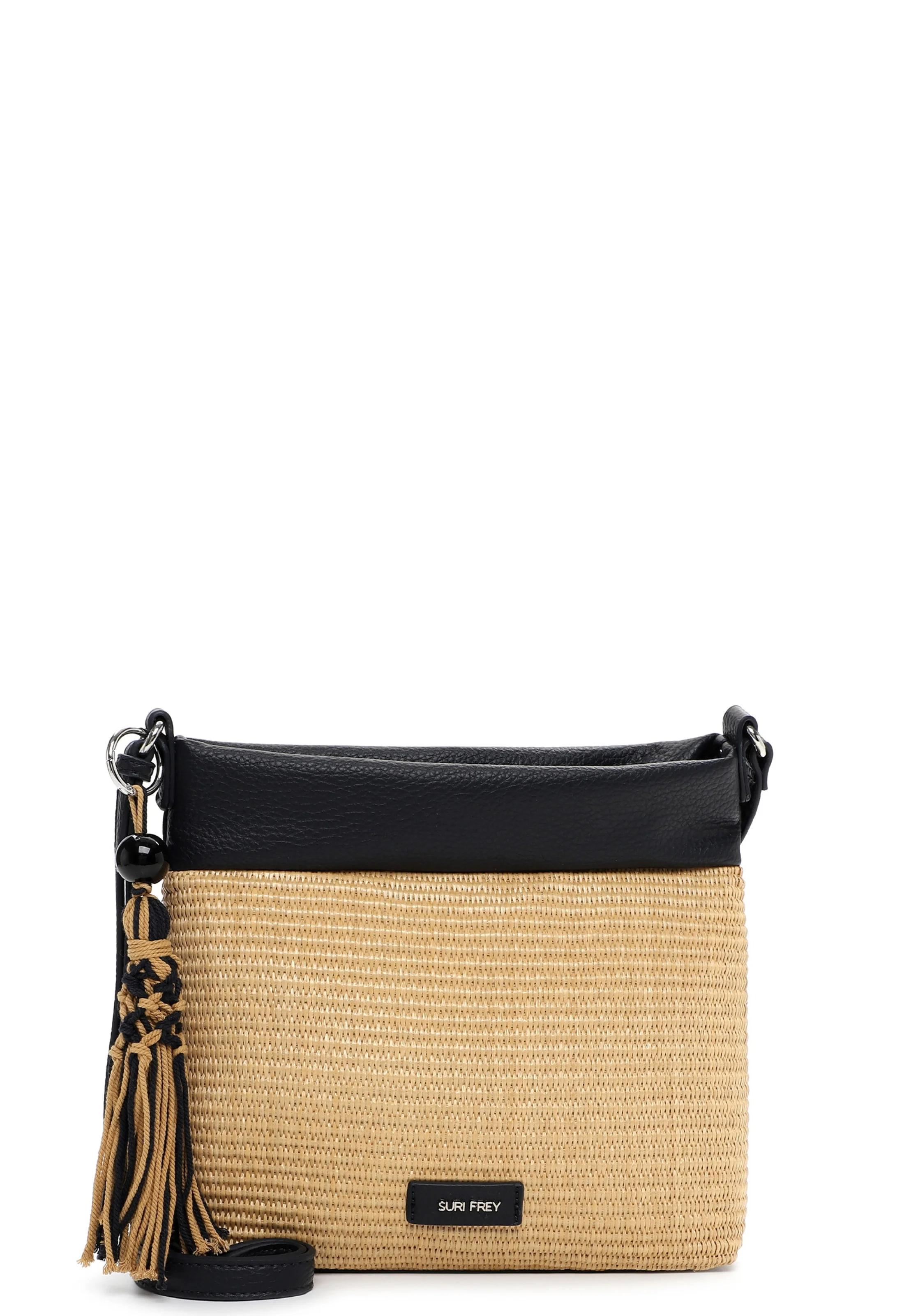 SURI FREY SFY Lovely Schoudertas &ndash; Tweekleurig Design met Logo Patch

De SURI FREY SFY Lovely schoudertas is de perfecte combinatie van stijl, functionaliteit en comfort. Een handtas is als een goede vriendin: je neemt haar overal mee naartoe en ze laat je nooit in de steek. Met het moderne tweekleurige design en de speelse logo-patch maak je gegarandeerd indruk &ndash; of je nu naar kantoor, de universiteit of een dagje uit gaat.

Deze trendy schoudertas voor dames is gemaakt van hoogwaardig fijn synthetisch materiaal met een stijlvolle bast-look. Dankzij de ritssluiting blijven al je spullen veilig opgeborgen. De tas heeft een ruim hoofdvak en extra opbergmogelijkheden, zodat je al je dagelijkse essentials gemakkelijk kunt meenemen &ndash; zelfs een klein make-uptasje past er moeiteloos in.

De verstelbare en afneembare schouderriem (tot 160 cm) zorgt voor optimaal draagcomfort en maakt verschillende draagstijlen mogelijk. Draag de tas casual over de schouder en pas hem eenvoudig aan jouw dag en outfit aan.

Belangrijkste kenmerken

Merk: SURI FREY

Model: SFY Lovely

Type: Schoudertas / crossbody tas

Materiaal: Fijn synthetisch materiaal

Design: Tweekleurig met bast-look en logo patch

Afmetingen: ca. 28 &times; 27 &times; 5 cm

Schouderriem: verstelbaar en afneembaar (max. 160 cm)

Sluiting: Ritssluiting

Binnenindeling:

1 hoofdvak

1 binnenvak met rits

1 steekvak

Extra vak: achtervak met rits voor snelle toegang

Draagwijze: over de schouder of crossbody

Dierlijke materialen: Nee

Waarom kiezen voor de SURI FREY SFY Lovely tas?

Trendy dames schoudertas met modern design

Praktische indeling voor dagelijks gebruik

Comfortabele verstelbare schouderriem

Perfect voor werk, studie, shoppen of vrije tijd

Met de SFY Lovely schoudertas voeg je een modieuze en praktische accessoire toe aan je garderobe. Een tas die zich moeiteloos aanpast aan jouw levensstijl.