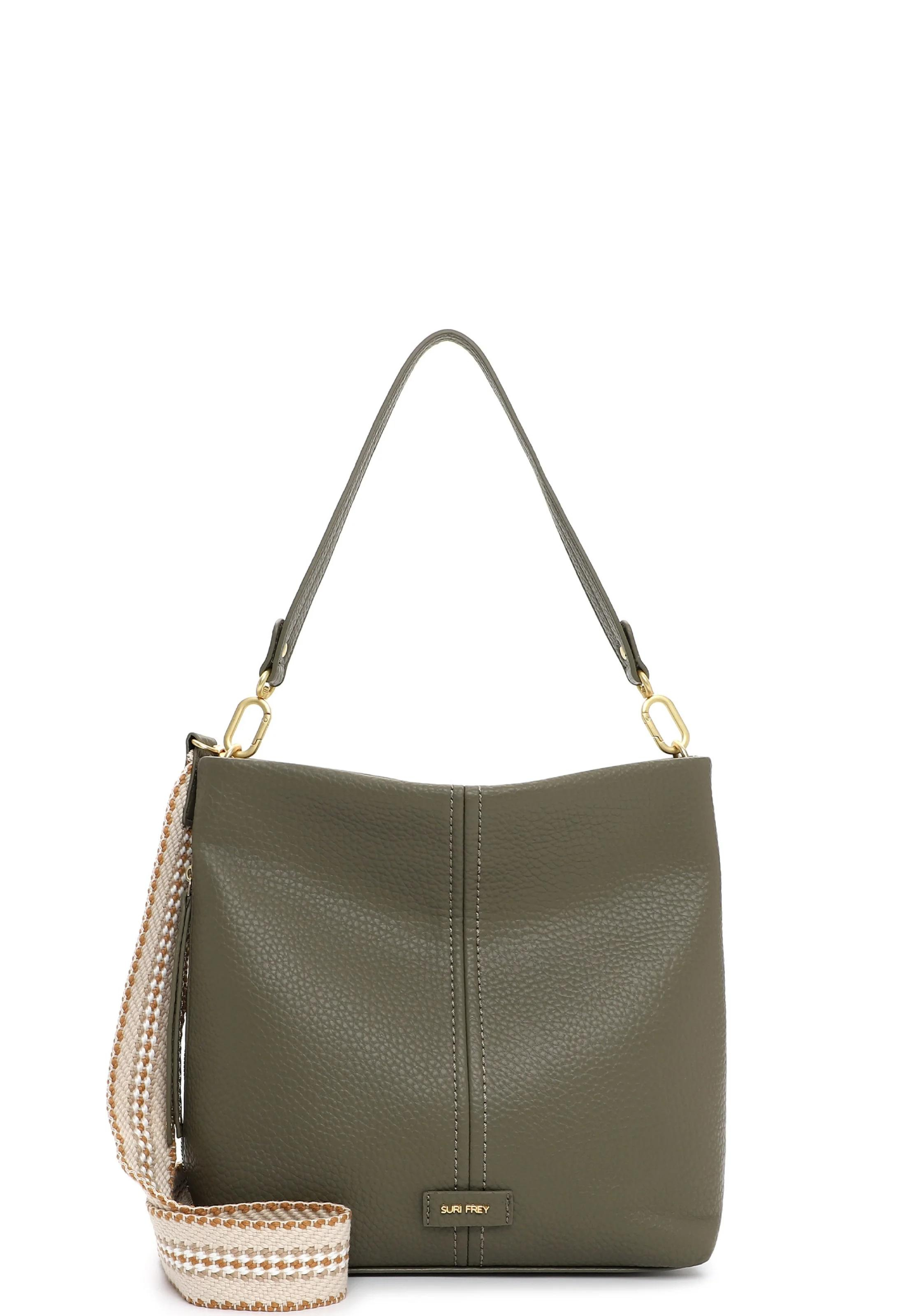 Beutel SFY Gray middelgroot &ndash; stijlvolle damestas met logo-patch en verstelbare schouderriem

Een handtas weerspiegelt je persoonlijkheid. Of je nu alles perfect georganiseerd hebt of juist graag alles snel bij de hand hebt &ndash; een goede tas is onmisbaar. De SFY Gray Beutel van SURI FREY is een stijlvolle en praktische tas die perfect past bij het moderne dagelijkse leven.

Deze modieuze dames tas met luxe leerlook is gemaakt van hoogwaardig fijn synthetisch materiaal, waardoor hij duurzaam, licht en onderhoudsvriendelijk is. Het minimalistische uni-design in combinatie met de subtiele logo-patch geeft de tas een elegante en moderne uitstraling.

Ruim en praktisch voor dagelijks gebruik

De SFY Gray Beutel beschikt over een ruim hoofdvak met ritssluiting, zodat je persoonlijke spullen veilig opgeborgen blijven. Binnenin vind je een binnenvak met ritssluiting en een steekvak, ideaal voor kleine essentials zoals je telefoon, sleutels of make-up.

Daarnaast heeft de tas een achtervak met ritssluiting, zodat je belangrijke spullen snel kunt bereiken.

Door het zachte materiaal voelt de tas comfortabel aan en draagt hij prettig tegen het lichaam.

Flexibele draagmogelijkheden

Deze tas biedt meerdere draagopties. Je kunt hem dragen met de afneembare handgreep of comfortabel over de schouder met de verstelbare en afneembare schouderriem. Zo past de tas zich moeiteloos aan jouw dag en stijl aan.

Dankzij het ruime formaat is er voldoende plaats voor al je dagelijkse benodigdheden &ndash; van portemonnee en telefoon tot kleine boodschappen.

Belangrijkste kenmerken

Merk: SURI FREY

Model: SFY Gray Beutel (middelgroot)

Materiaal: Fijn synthetisch materiaal met leerlook

Sluiting: Ritssluiting

Hoofdvakken: 1 ruim hoofdvak

Binnenvakken:

1 binnenvak met ritssluiting

1 steekvak

Achtervak met ritssluiting

Handgreep: afneembare handgreep

Schouderriem: verstelbaar en afneembaar

Draagstijl: over de schouder

Afmetingen

Lengte (diepte): 13 cm

Breedte: 31 cm

Hoogte: 32 cm

Lengte schouderriem: 160 cm

✔ Ruime damestas met modern design
✔ Luxe leerlook van onderhoudsvriendelijk synthetisch materiaal
✔ Meerdere draagopties voor optimaal comfort

De SFY Gray Beutel van SURI FREY is een perfecte combinatie van stijl, comfort en functionaliteit, ideaal voor dagelijks gebruik, werk of een dagje shoppen.
