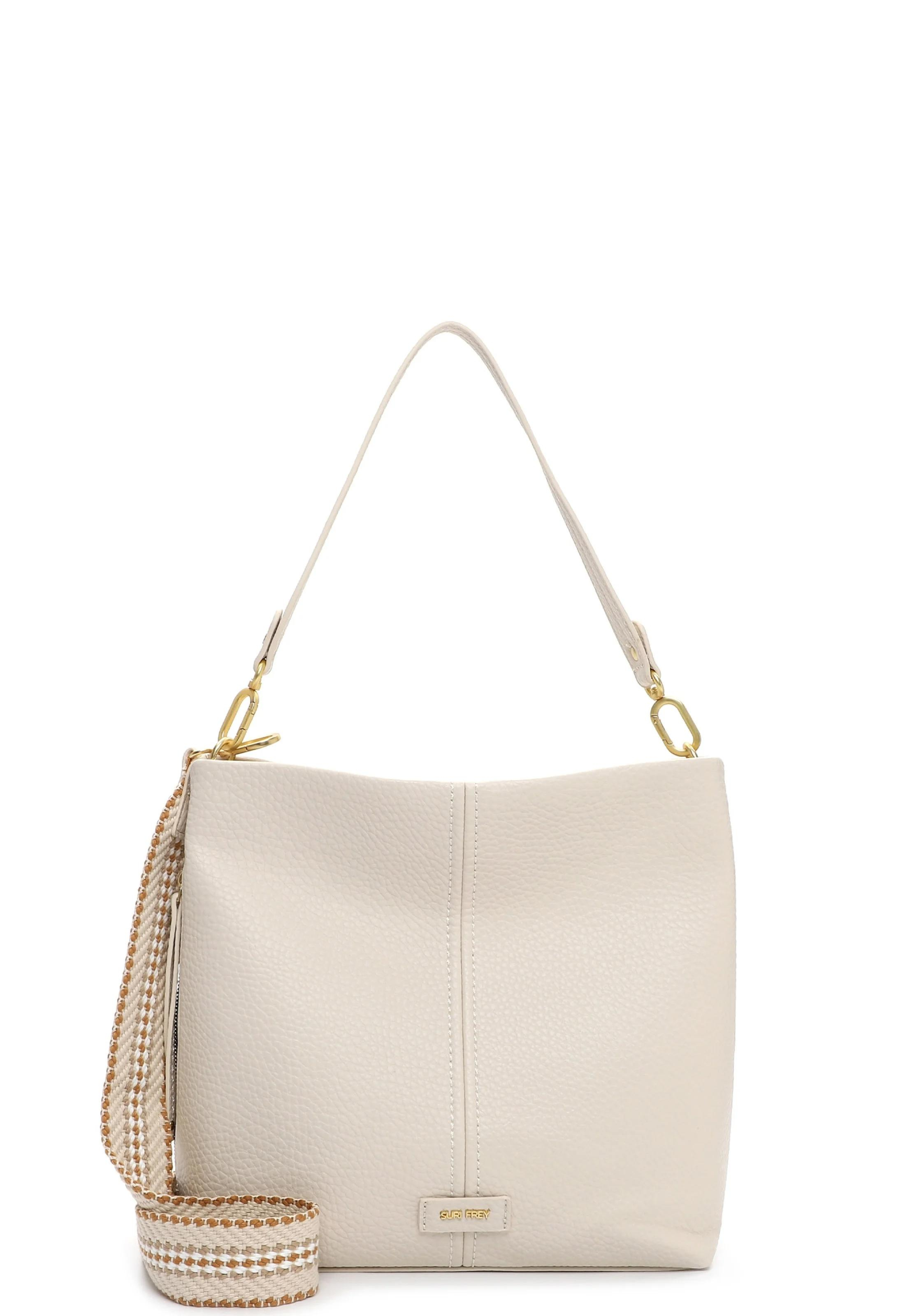 Beutel SFY Gray middelgroot &ndash; stijlvolle damestas met logo-patch en verstelbare schouderriem

Een handtas weerspiegelt je persoonlijkheid. Of je nu alles perfect georganiseerd hebt of juist graag alles snel bij de hand hebt &ndash; een goede tas is onmisbaar. De SFY Gray Beutel van SURI FREY is een stijlvolle en praktische tas die perfect past bij het moderne dagelijkse leven.

Deze modieuze dames tas met luxe leerlook is gemaakt van hoogwaardig fijn synthetisch materiaal, waardoor hij duurzaam, licht en onderhoudsvriendelijk is. Het minimalistische uni-design in combinatie met de subtiele logo-patch geeft de tas een elegante en moderne uitstraling.

Ruim en praktisch voor dagelijks gebruik

De SFY Gray Beutel beschikt over een ruim hoofdvak met ritssluiting, zodat je persoonlijke spullen veilig opgeborgen blijven. Binnenin vind je een binnenvak met ritssluiting en een steekvak, ideaal voor kleine essentials zoals je telefoon, sleutels of make-up.

Daarnaast heeft de tas een achtervak met ritssluiting, zodat je belangrijke spullen snel kunt bereiken.

Door het zachte materiaal voelt de tas comfortabel aan en draagt hij prettig tegen het lichaam.

Flexibele draagmogelijkheden

Deze tas biedt meerdere draagopties. Je kunt hem dragen met de afneembare handgreep of comfortabel over de schouder met de verstelbare en afneembare schouderriem. Zo past de tas zich moeiteloos aan jouw dag en stijl aan.

Dankzij het ruime formaat is er voldoende plaats voor al je dagelijkse benodigdheden &ndash; van portemonnee en telefoon tot kleine boodschappen.

Belangrijkste kenmerken

Merk: SURI FREY

Model: SFY Gray Beutel (middelgroot)

Materiaal: Fijn synthetisch materiaal met leerlook

Sluiting: Ritssluiting

Hoofdvakken: 1 ruim hoofdvak

Binnenvakken:

1 binnenvak met ritssluiting

1 steekvak

Achtervak met ritssluiting

Handgreep: afneembare handgreep

Schouderriem: verstelbaar en afneembaar

Draagstijl: over de schouder

Afmetingen

Lengte (diepte): 13 cm

Breedte: 31 cm

Hoogte: 32 cm

Lengte schouderriem: 160 cm

✔ Ruime damestas met modern design
✔ Luxe leerlook van onderhoudsvriendelijk synthetisch materiaal
✔ Meerdere draagopties voor optimaal comfort

De SFY Gray Beutel van SURI FREY is een perfecte combinatie van stijl, comfort en functionaliteit, ideaal voor dagelijks gebruik, werk of een dagje shoppen.