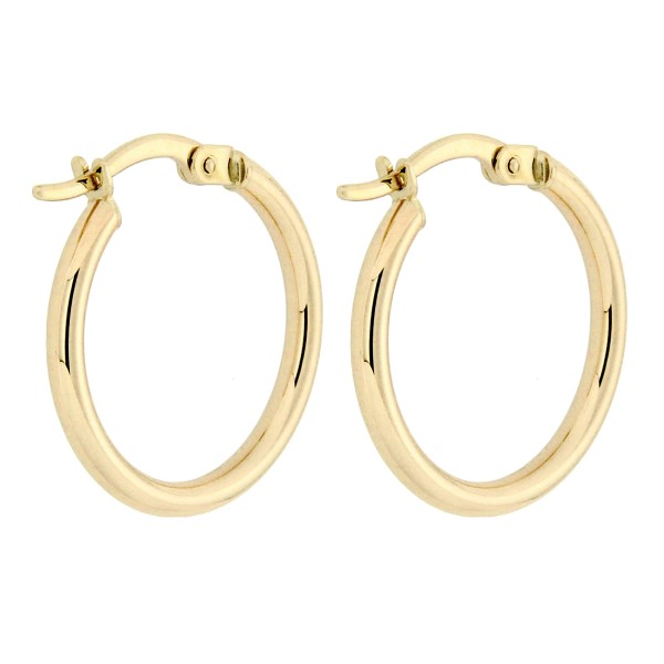 24MM 2MM creool goud XIA0577