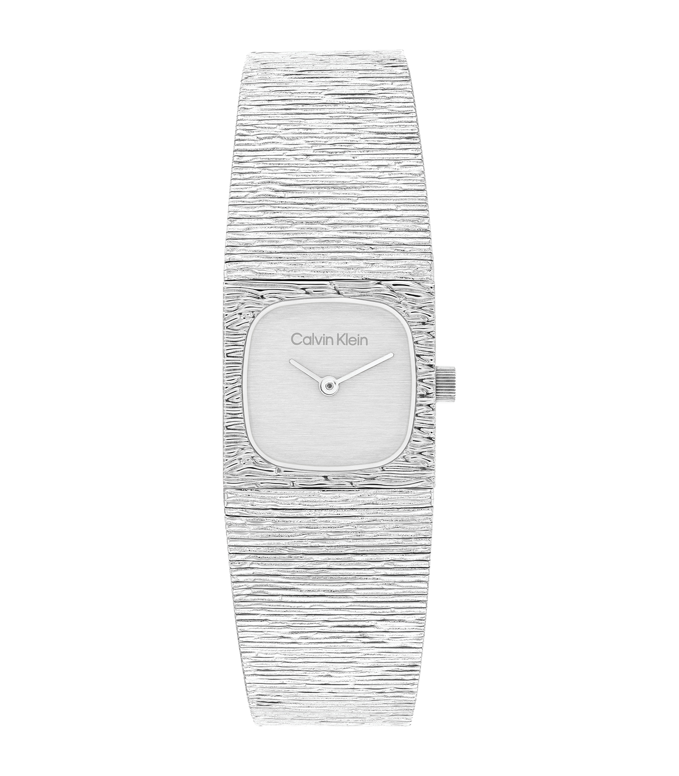 Dit elegante Calvin Klein dameshorloge model 25100177 heeft een rechthoekig, zilverkleurig ontwerp met een roestvrijstalen kast en Milanese meshband. Het analoge uurwerk is quartz-gedreven en nikkelveilig. Hoewel het geen datumfunctie heeft, biedt het een stijlvolle, minimalistische uitstraling. Perfect voor dagelijks gebruik of speciale gelegenheden. 