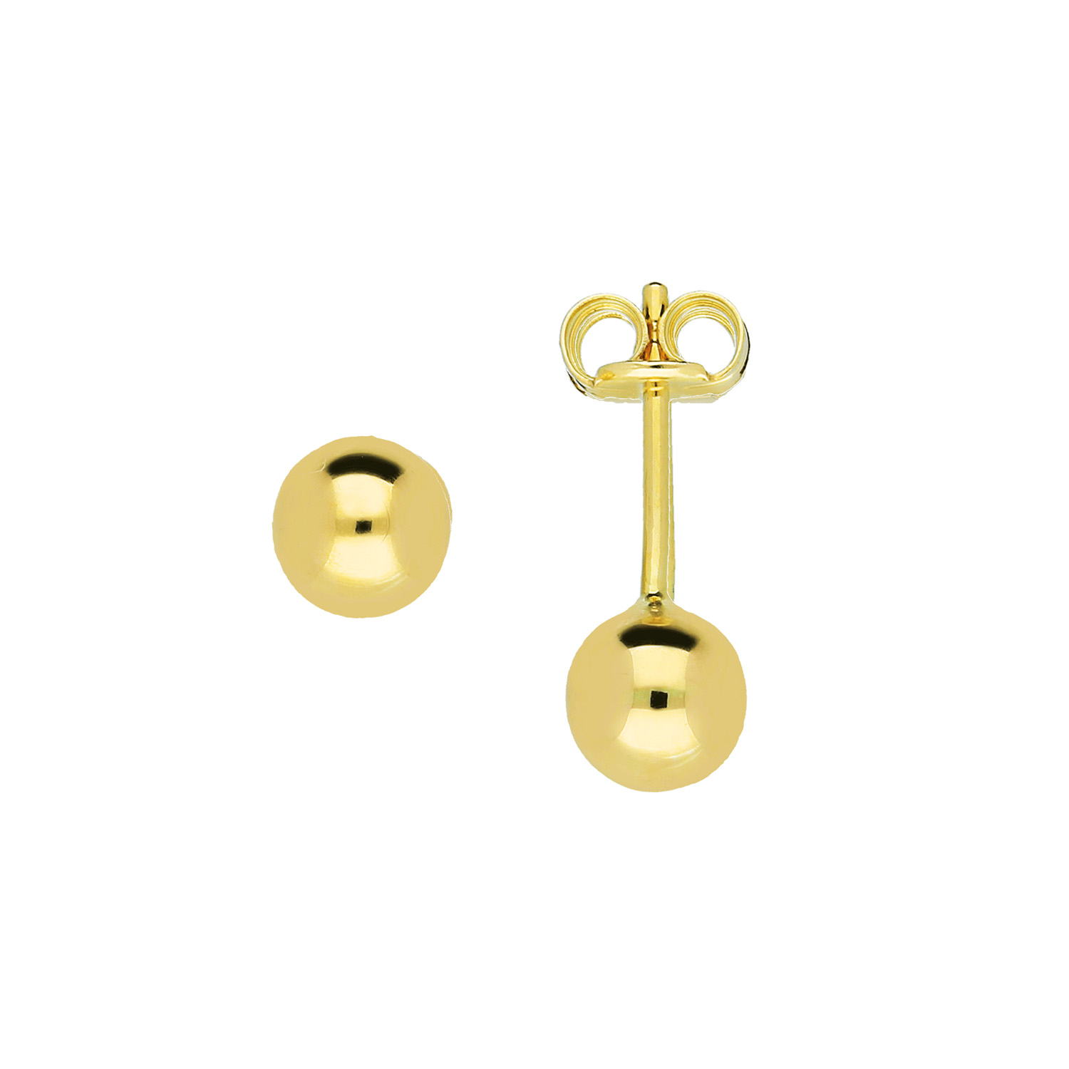Leuke 14 karaats geelgouden boloorknopjes uit de GLOW collectie. Deze eenvoudige oornkopjes hebben een diameter van 5 mm en zijn super leuk te combineren met de andere oorsieraden uit de GLOW collectie.
 
 GLOW
  Benadruk jouw stijl met de verfijnde sieraden van GLOW en laat je inspireren door de uitgebreide collectie 14 karaats gouden sieraden van de hoogste Europese kwaliteit. Ontworpen om elke dag te dragen. Naast tijdloze ontwerpen bestaat de collectie ook uit hippe sieraden; zoals minimalistische gouden kettingen en grafische oorknopjes. Wil je een beetje extra stralen? Kies dan voor flonkerende zirkonia of ga voor luxe met onze geraffineerde diamanten sieraden.
  
  Specificaties
  - 206.2020.05
  - Oorknoppen
  - 14 Karaats Goud
  - 5mm