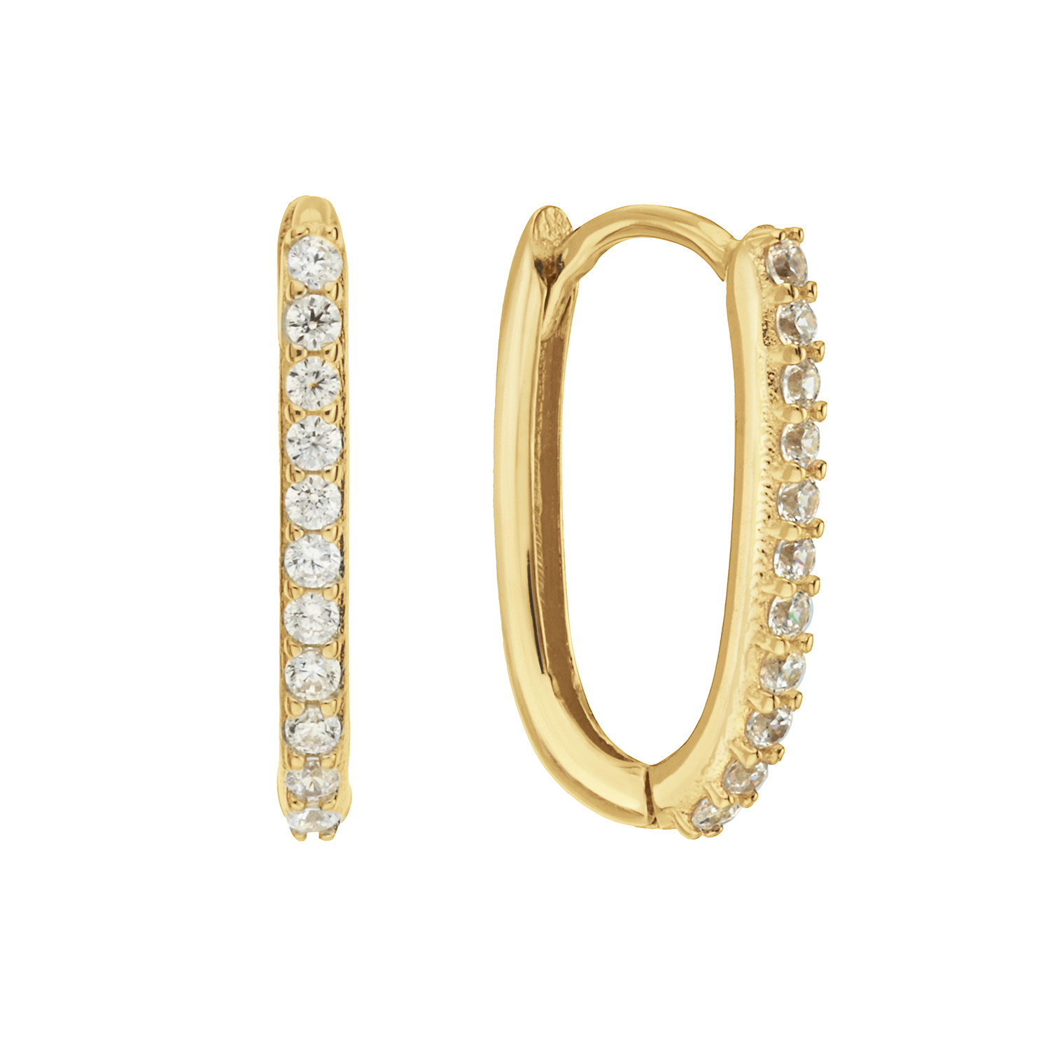 Deze stijlvolle oorringen met zirkonia's zijn echte musthaves! Ze zijn gemaakt van 14 karaat goud en hebben een lengte van 14 x 9mm. Combineer ze met andere sieraden van Glow voor een complete en unieke look.

GLOW
Benadruk jouw stijl met de verfijnde sieraden van GLOW en laat je inspireren door de uitgebreide collectie 14 karaats gouden sieraden van de hoogste Europese kwaliteit. Ontworpen om elke dag te dragen. Naast tijdloze ontwerpen bestaat de collectie ook uit hippe sieraden; zoals minimalistische gouden collieren en grafische oorknopjes. Wil je een beetje extra stralen? Kies dan voor flonkerende zirkonia of ga voor luxe met onze geraffineerde diamanten sieraden.
  
  Specificaties
  - 207.0966.00
  - Oorringen
  - 14 karaat geelgoud
  - Afmeting: 14 x 9mm