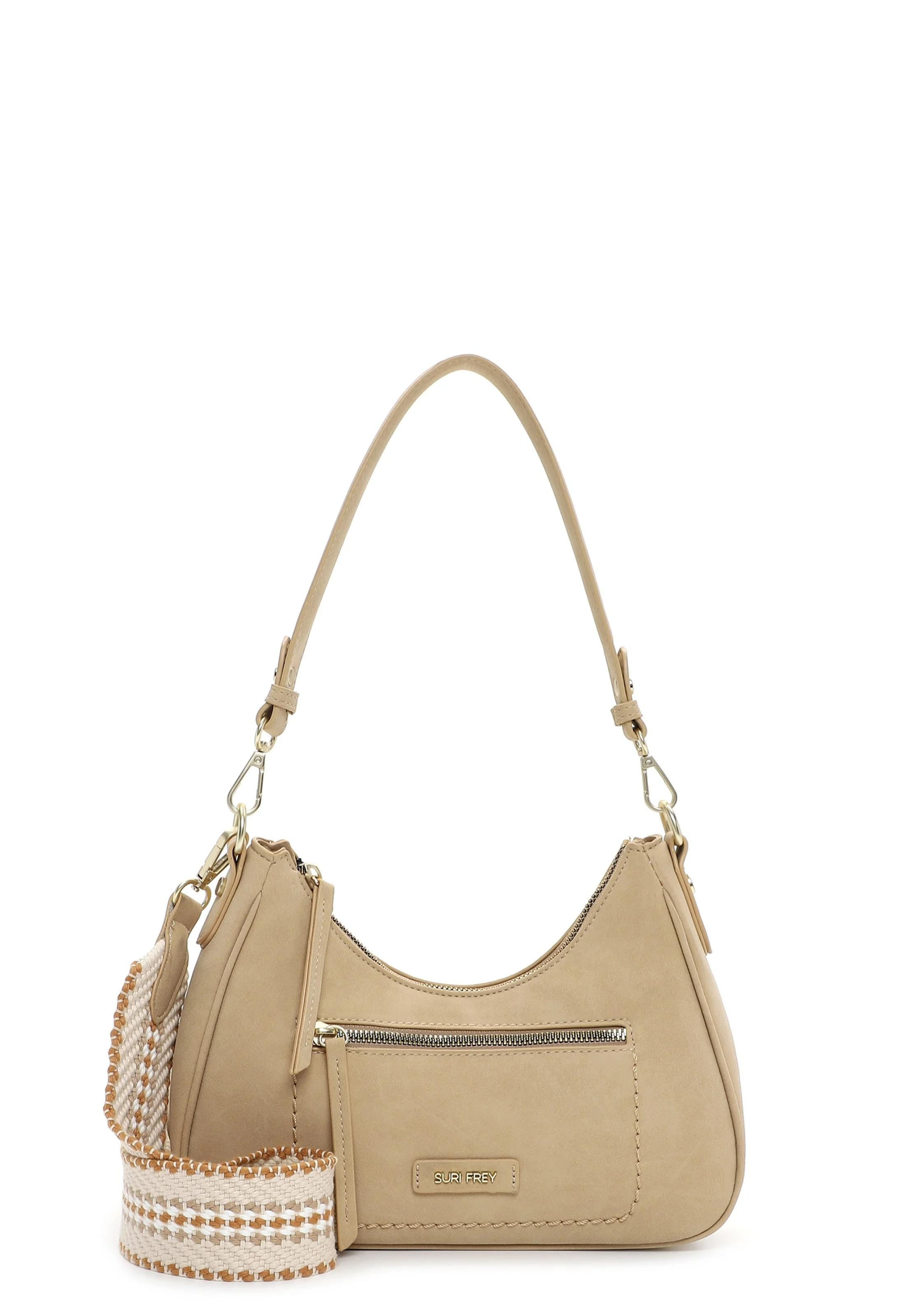 Buidel SFY Christy middel &ndash; stijlvolle damestas met velours-look en verstelbare schouderriem

Een handtas is elke dag bij je &ndash; op werk, tijdens het shoppen of een dagje uit. De SFY Christy Buidel van SURI FREY is een stijlvolle en praktische tas die jouw persoonlijkheid laat stralen. Dankzij het elegante velours-look design en het minimalistische uni-design is deze tas een echte blikvanger.

De tas is gemaakt van hoogwaardig fijn synthetisch materiaal, wat zorgt voor een zachte uitstraling en tegelijkertijd duurzaam en onderhoudsvriendelijk is. Het hoofdvak met ritssluiting beschermt je persoonlijke spullen, zodat je alles veilig kunt meenemen tijdens je dagelijkse activiteiten.

Praktische indeling en veel opbergruimte

De SFY Christy Beutel heeft een overzichtelijke indeling met een rits-middenwand, ideaal om bijvoorbeeld je telefoon of portemonnee veilig op te bergen. Binnenin vind je een binnenvak met ritssluiting en een steekvak voor kleine essentials.

Daarnaast beschikt de tas over:

een achtervak met ritssluiting voor snelle toegang

een voorvak met ritssluiting voor extra opbergruimte

Het zachte materiaal zorgt ervoor dat de tas comfortabel tegen het lichaam aanligt.

Meerdere draagmogelijkheden

Deze tas is veelzijdig te dragen dankzij de afneembare handgreep en de verstelbare en afneembare schouderriem. Hierdoor kun je hem zowel elegant in de hand dragen als comfortabel over de schouder of crossbody.

Met zijn middelgrote formaat biedt deze tas voldoende ruimte voor al je dagelijkse essentials, zoals je smartphone, portemonnee, make-up tas en kleine boodschappen.

Belangrijkste kenmerken

Merk: SURI FREY

Model: SFY Christy Beutel (middelgroot)

Materiaal: Fijn synthetisch materiaal met velours-look

Sluiting: Ritssluiting

Hoofdvakken: 1 hoofdvak

Extra indeling: Rits-middenwand

Binnenvakken:

1 binnenvak met ritssluiting

1 steekvak

Voorvak: ritssluiting

Achtervak: ritssluiting

Handgreep: afneembare handgreep

Schouderriem: verstelbaar en afneembaar

Draagstijl: over de schouder of crossbody

Afmetingen

Lengte (diepte): 9 cm

Breedte: 26 cm

Hoogte: 18 cm

Lengte schouderriem: 160 cm

✔ Trendy damestas met zachte velours-look
✔ Praktische indeling met meerdere vakken
✔ Comfortabel te dragen met verstelbare schouderriem

De SFY Christy Buidel  van SURI FREY is een perfecte combinatie van stijl, comfort en functionaliteit, ideaal voor werk, studie of vrije tijd.