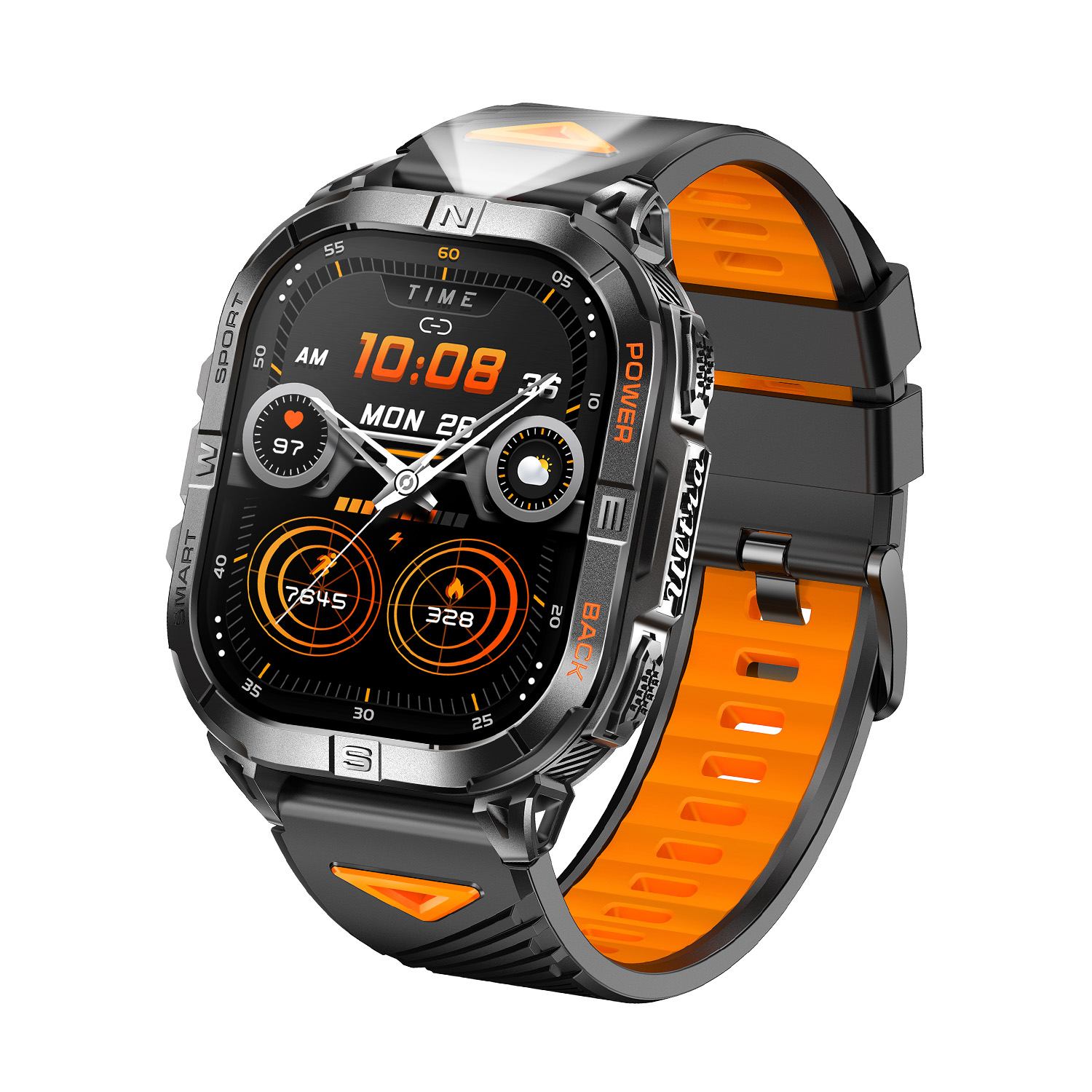 SMARTY2.0 SW107A 
Dit Smarty Smartwatch horloge is een stap in de toekomst. Door zijn Amoled scherm is het beeld vele malen scherper en intenser. De zwarte kast is gemaakt van aluminium met een gehard glas. Aan de kast zit een zwarte siliconen band met een gespsluiting. Het rechthoekige horloge heeft een afmeting van 53x45x14mm en is spatwaterdicht. Deze smartwatch is sportief, stijlvol, maar zeker gebruiksvriendelijk. Om door apps, berichten en tekst te bladeren hoeft je alleen maar op het glas te tikken of de knop te gebruiken. Tevens heeft het een Find my watch functie.

Merk:
SMARTY2.0 Smartwatches verbinden je met de wereld. 
SMARTY2.0 biedt een brede keuze aan vormen en functionaliteiten. Een ronde of rechthoekige smartwatch? Eentje voor de smalle pols? Een ladies watch of een kids watch?  SMARTY2.0 heeft het allemaal.
De keuze qua functionaliteiten is onuitputtelijk: bluetooth bellen, stappenteller, hartslag- en bloeddrukmeter,  meerdere verschillende sporttrackers, menstruatie en ovulatie herinneringen, ingebouwde GPS, vind mijn smartphone en heel veel meer. Maak je eigen keuze.
Iedere SMARTY werkt zowel met iOS als met Android en is moeiteloos via een QR-code te koppelen met iedere mobiele telefoon. Misschien wel d&eacute; makkelijkste smartwatch voor iedereen.
SMARTY2.0 staat voor hoge kwaliteit in een betaalbaar prijssegment: &euro; 79 - &euro; 199.

Highlights:
- Geschikt voor Android en iOS  
- De Smartwatch heeft Bluetooth call 
- Hoge batterij efficientie
- 24 uur hartritme meting
- Bevat smart music en mini games
- Door de verschillende meters en tellers is het mogelijk om onder andere de hartslag, stappen, snelheid, slaap, luchtdruk, stress, hoogte- en diepte te meten
- D.m.v. de ingebouwde GPS, is het mogelijk om offline te navigeren en achteraf je route terug te kijken (zonder dat de telefoon in de buurt is)
- Stof,- Waterdichtheid: IP68