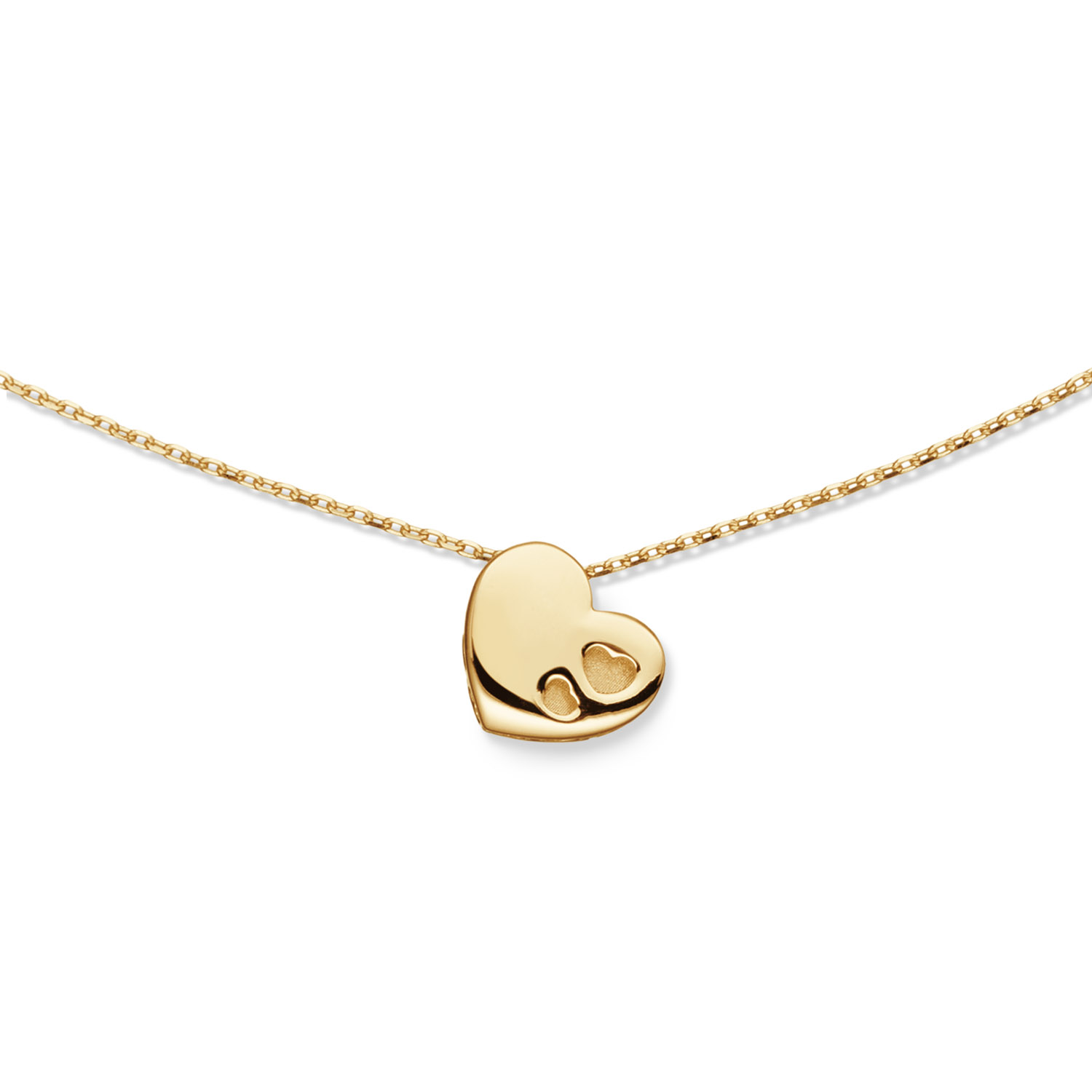 Product: Collier Hart Met 2 Hartjes 585  
Modelnummer: 202023545  
Gewicht: 2.04 gram  
Categorie: Sieraad  
Type: Ketting  
Diepte: 3.0 mm  
Breedte: 8.0 mm  

Perfect voor dagelijks gebruik of speciale gelegenheden. Draag deze elegante ketting als een subtiel accent bij zowel casual als formele outfits voor een tijdloze en verfijnde uitstraling.