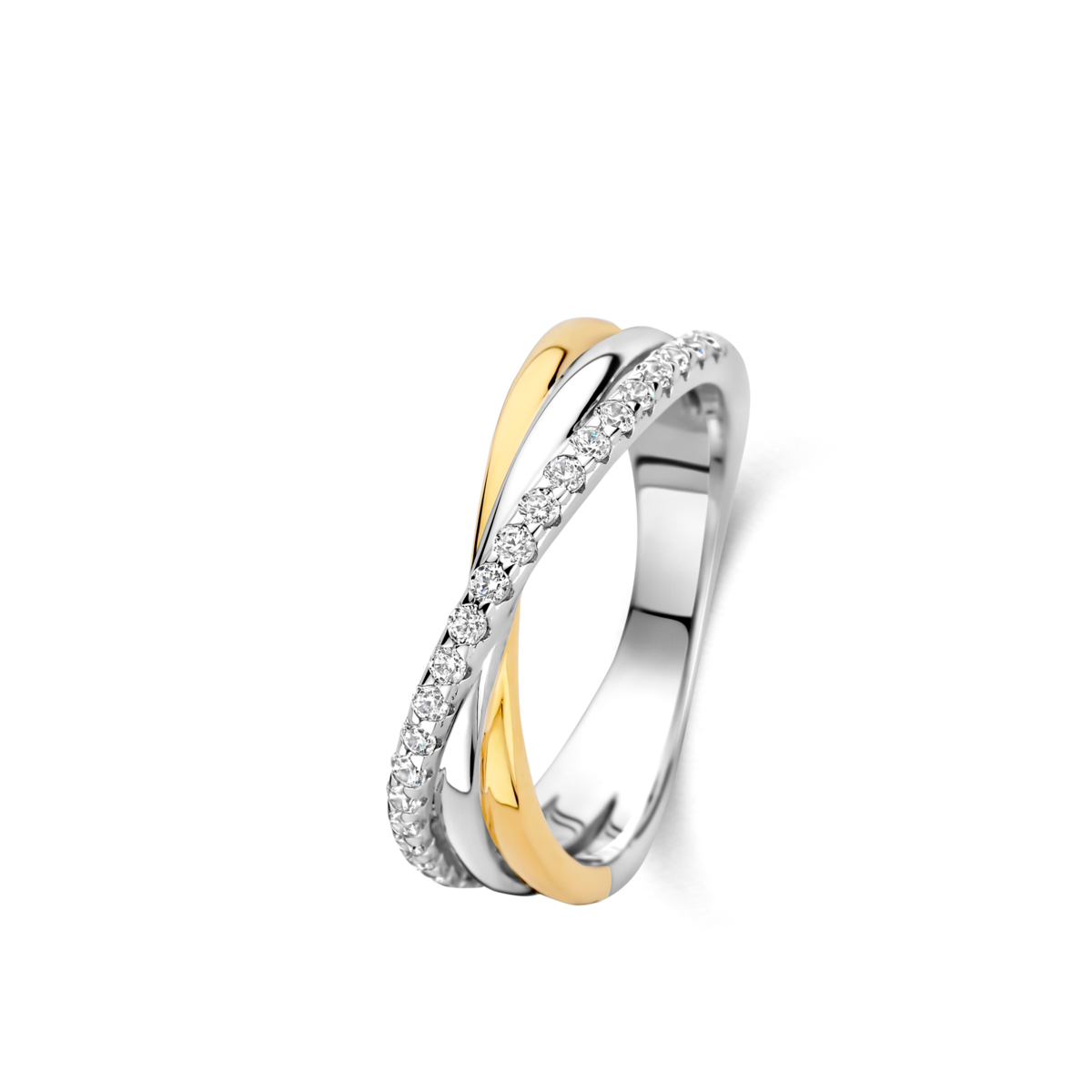 De Bicolor zilveren ring N6D59/58 is een elegante sieraad met een tweekleurig ontwerp in goud en zilver. Gemaakt van hoogwaardig 925 sterling zilver, heeft de ring een gewicht van 4,2 gram en maat 58. Perfect om te dragen als statement stuk bij zowel casual als formele gelegenheden. Onderhoud het zilver regelmatig voor langdurige glans.