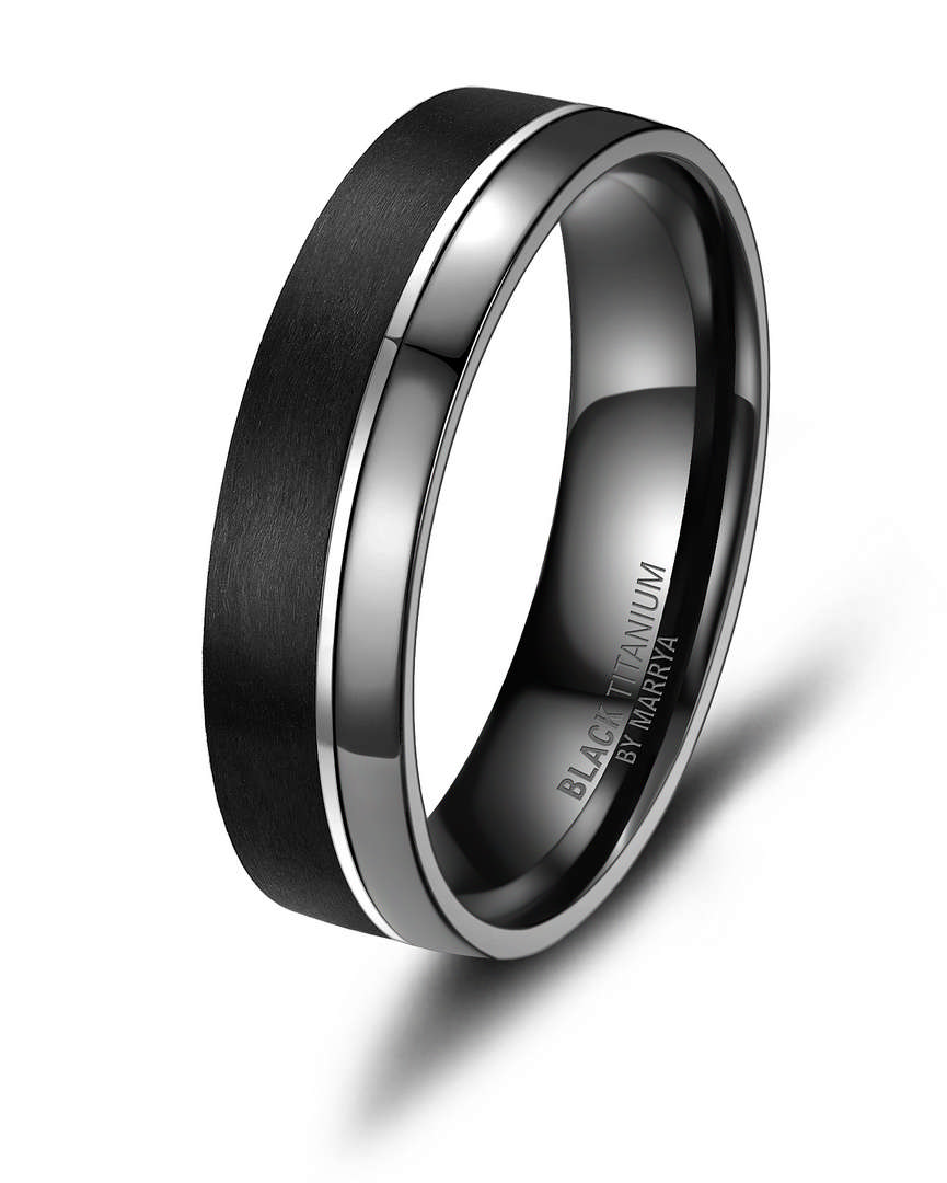 Black titanium ring mt 67