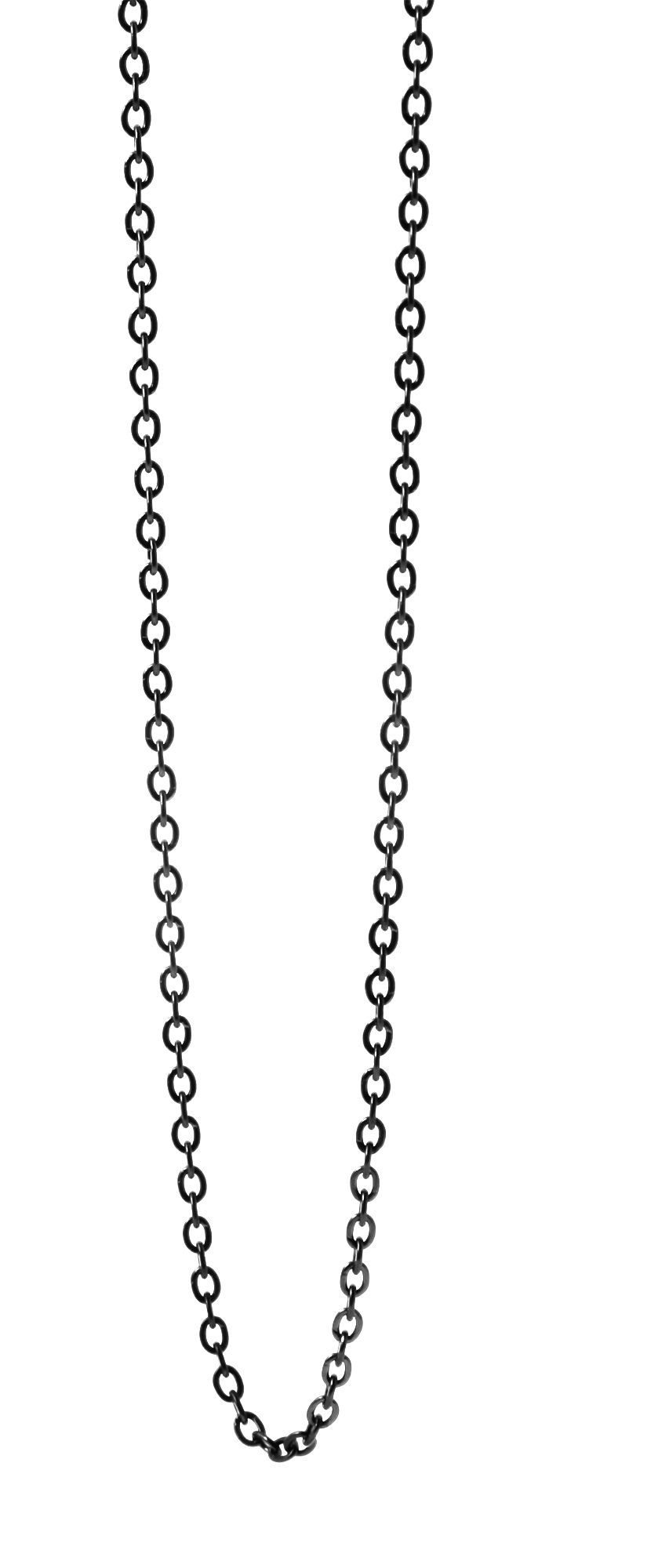 ketting staal zwart 55cm