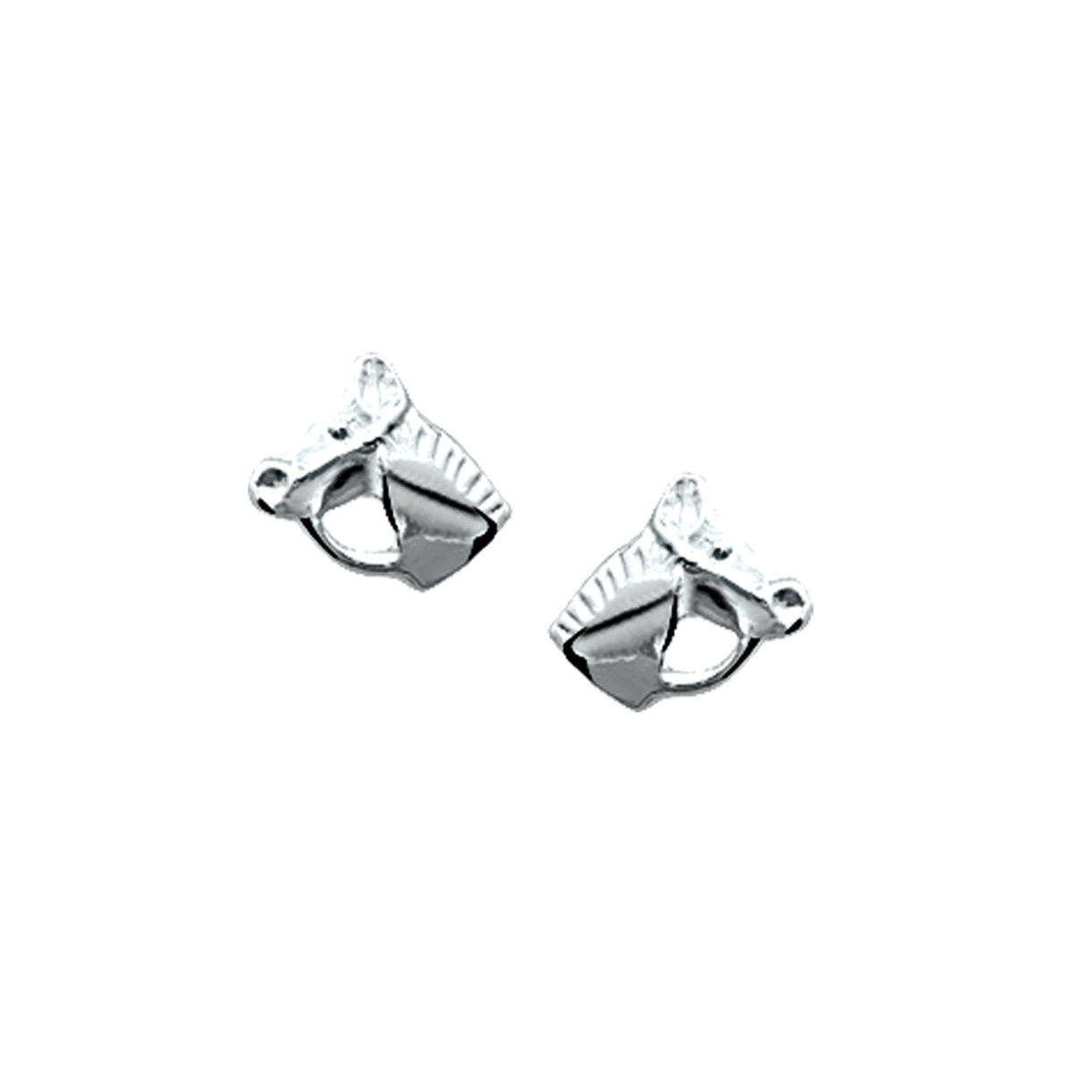 Deze zilveren oorknoppen met een paardenhoofd hebben een afmeting van 8 x 8 mm. Dit zijn nou van die oorknoppen waarmee je elke paardenliefhebber blij mee maakt of ze nu jong of oud zijn. Een must om dit als paardenliefhebber in je sieraden stash te hebben!