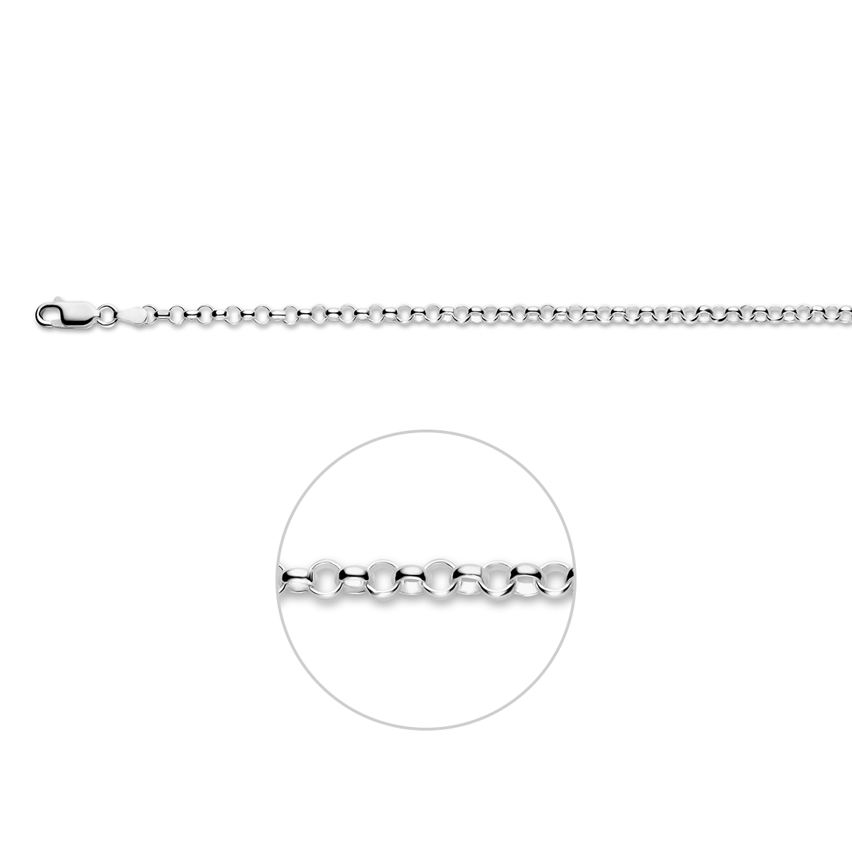 Breedte: 4 mm
Langste lengte: 18 cm