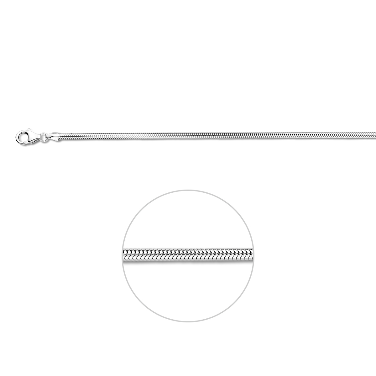 De schakelbreedte is 2.4mm.