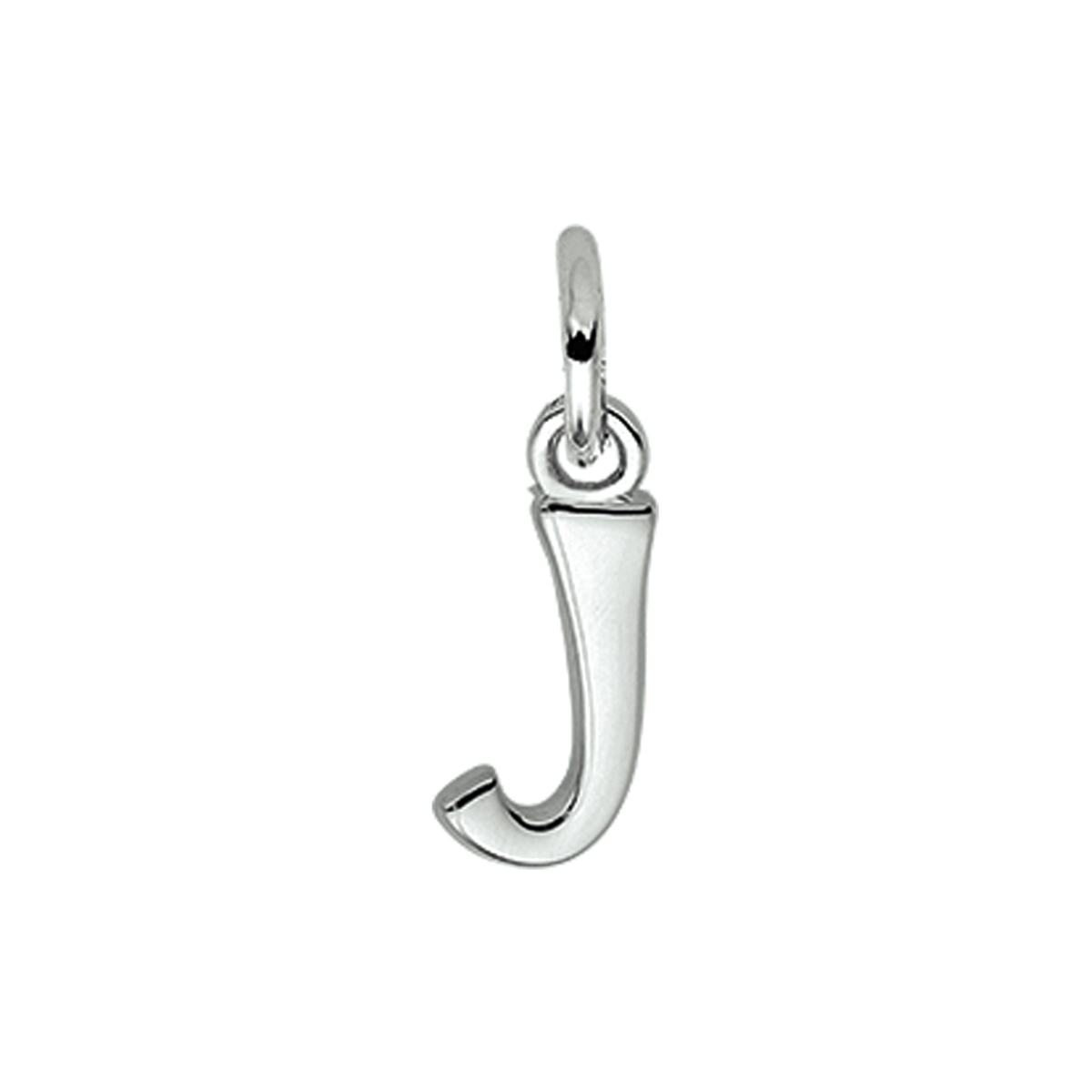 Zilveren hanger letter J met een hoogte van 12.5mm en een breedte van 5mm.

Gender: unisex
