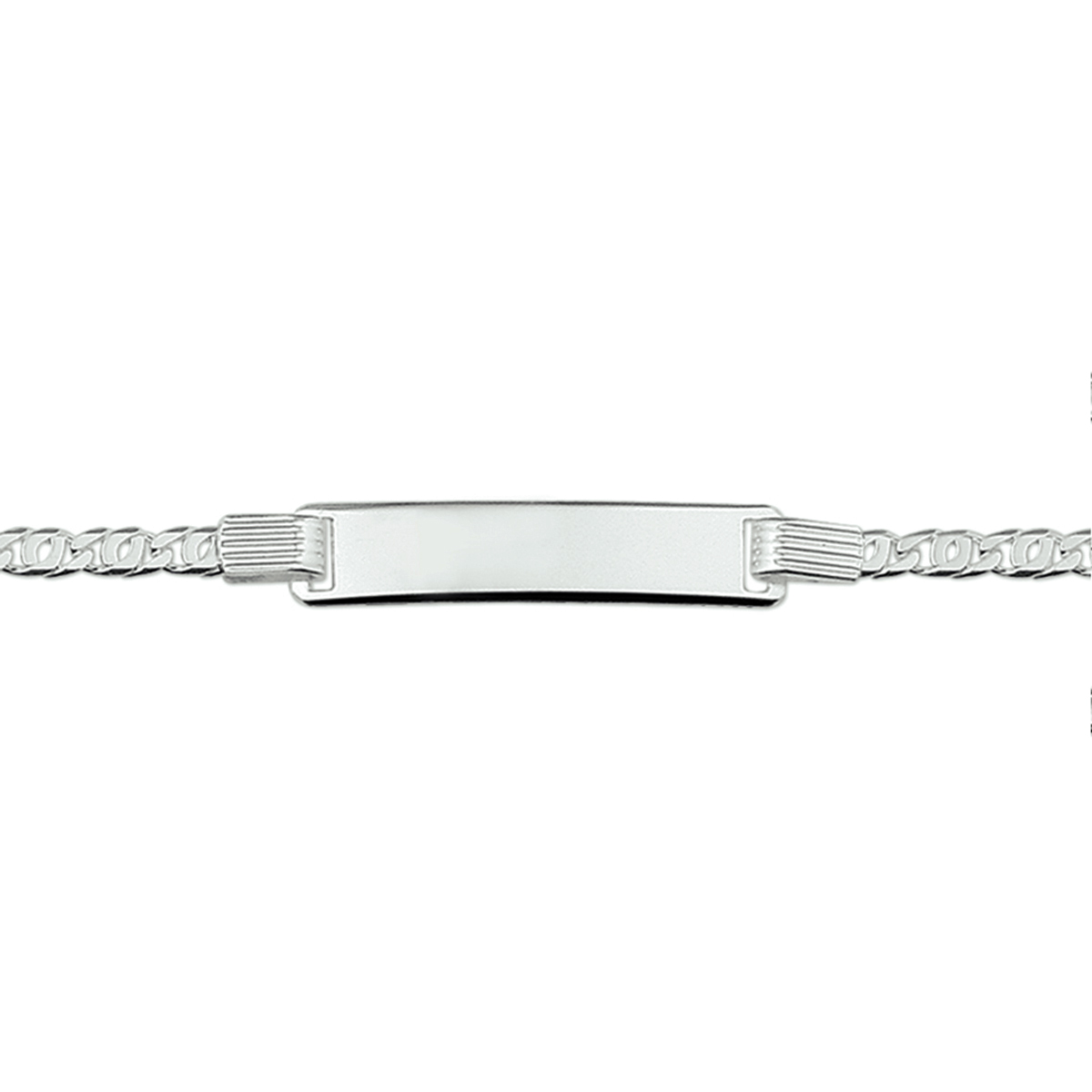 zilveren graveerarmband 14-16cm