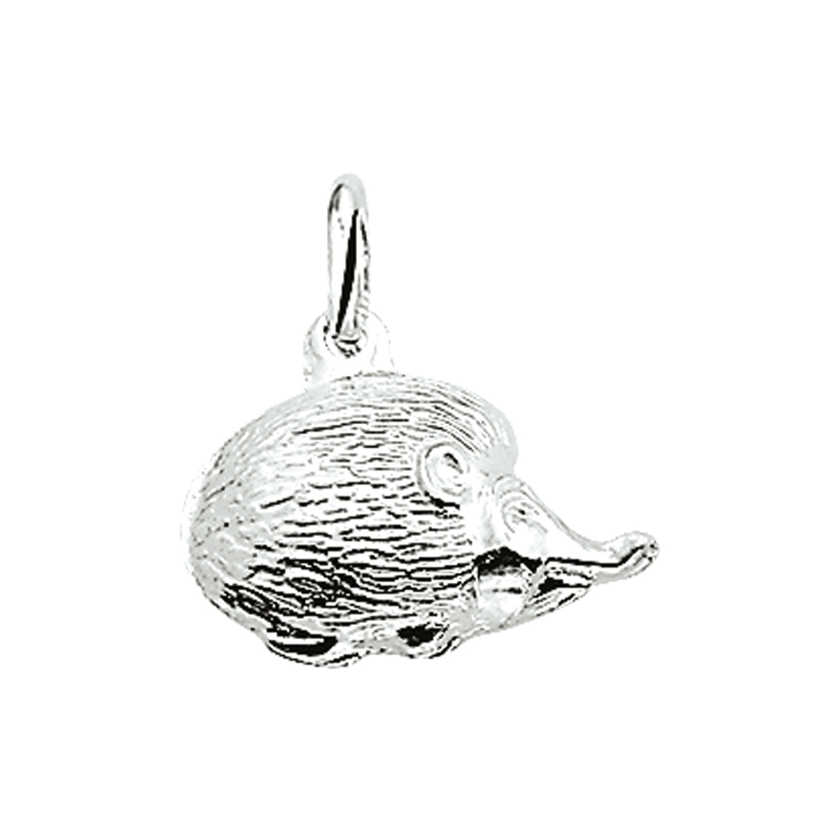 hanger egel zilver wit