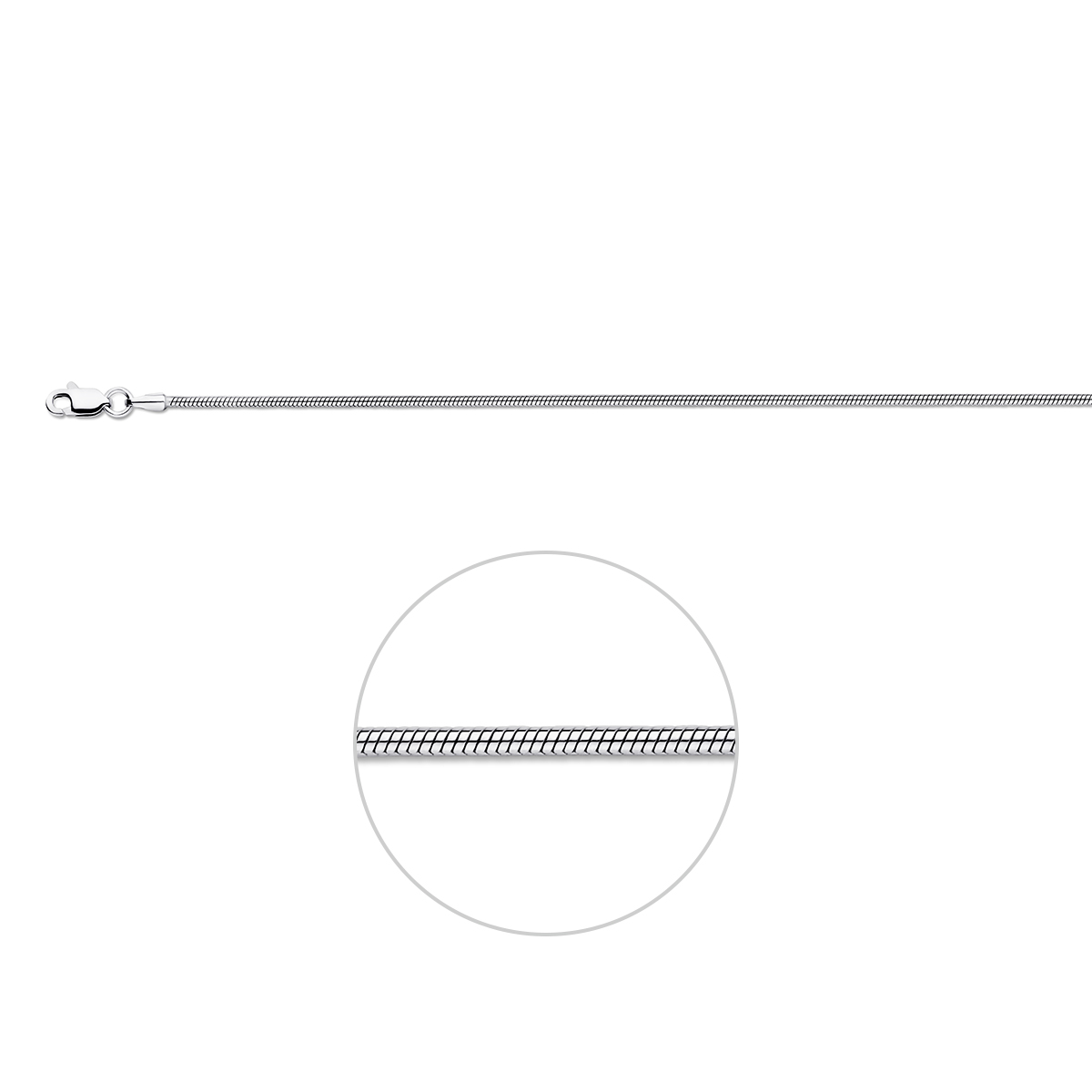 De schakelbreedte is 1.4mm.